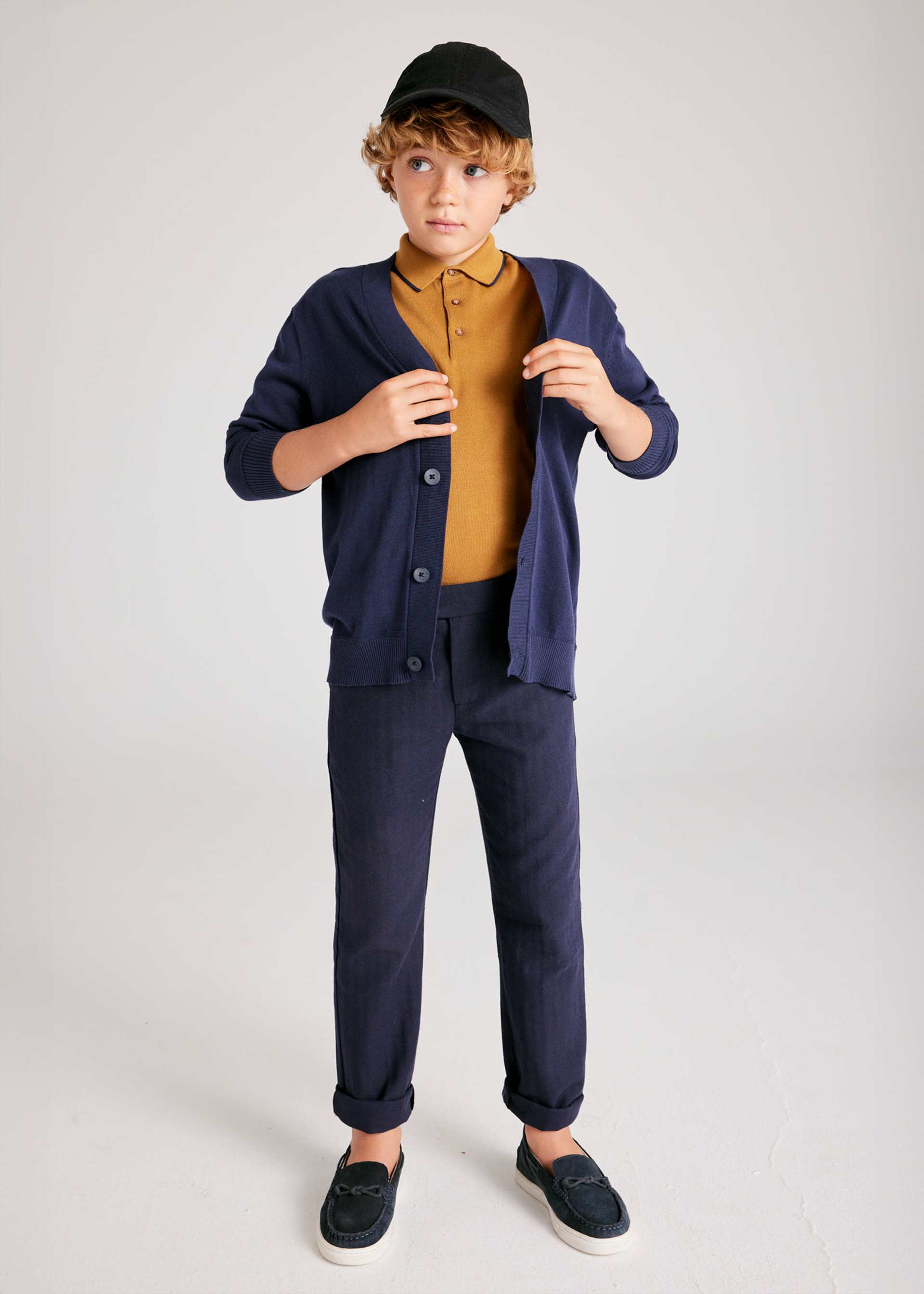 Cardigan in maglia ragazzo