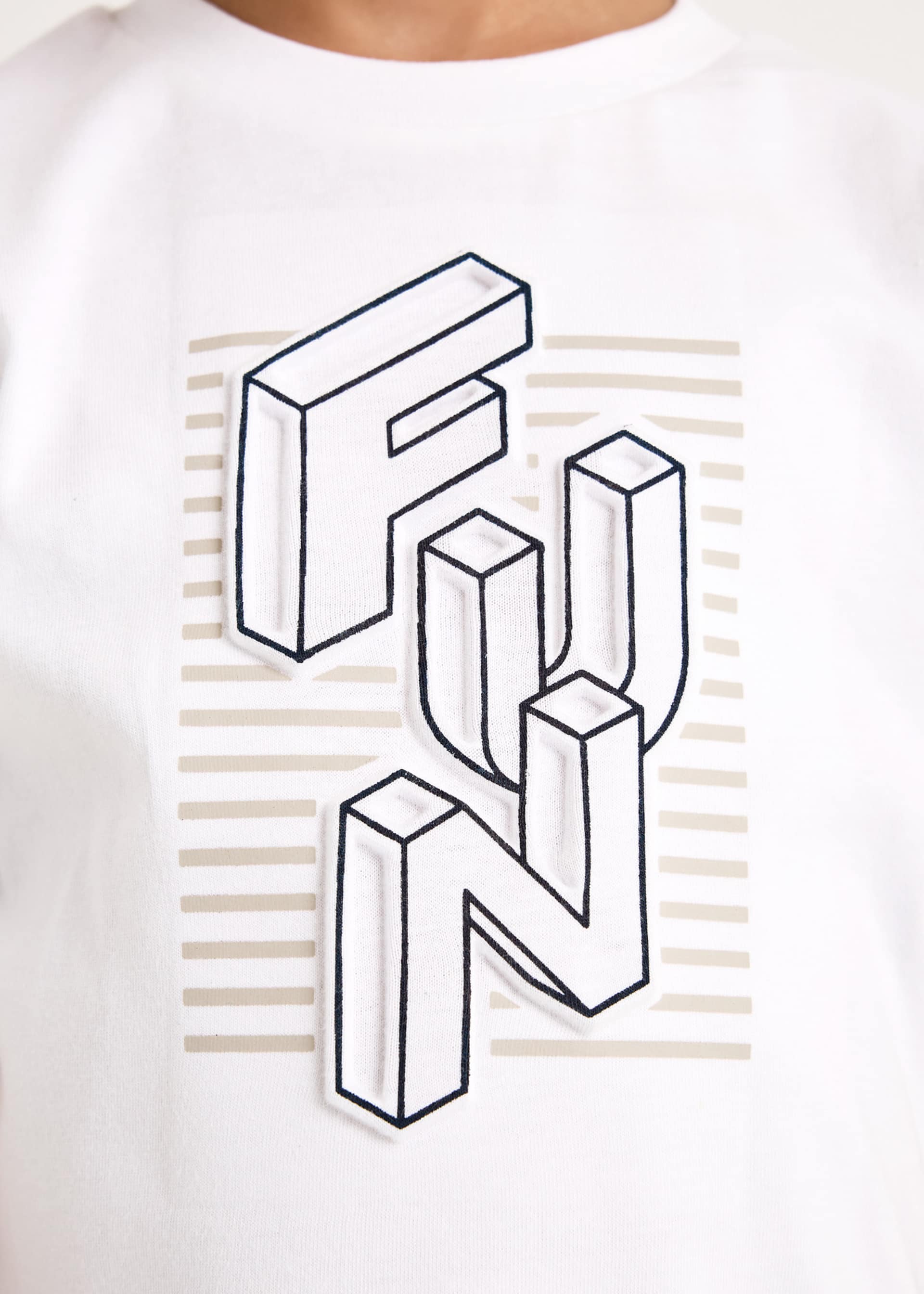 Boy embossed text t-shirt