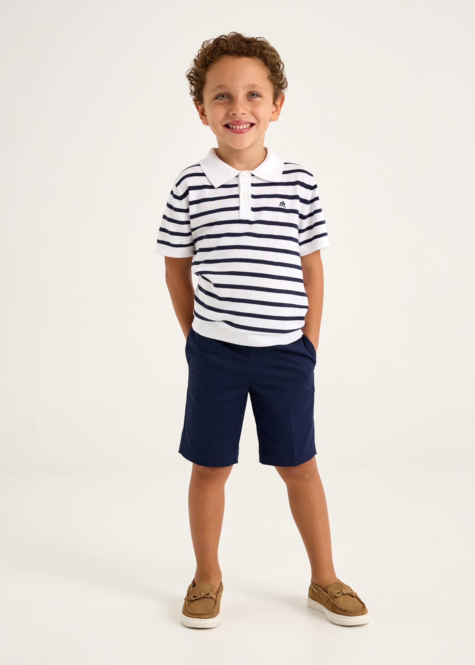 Polo tricô menino