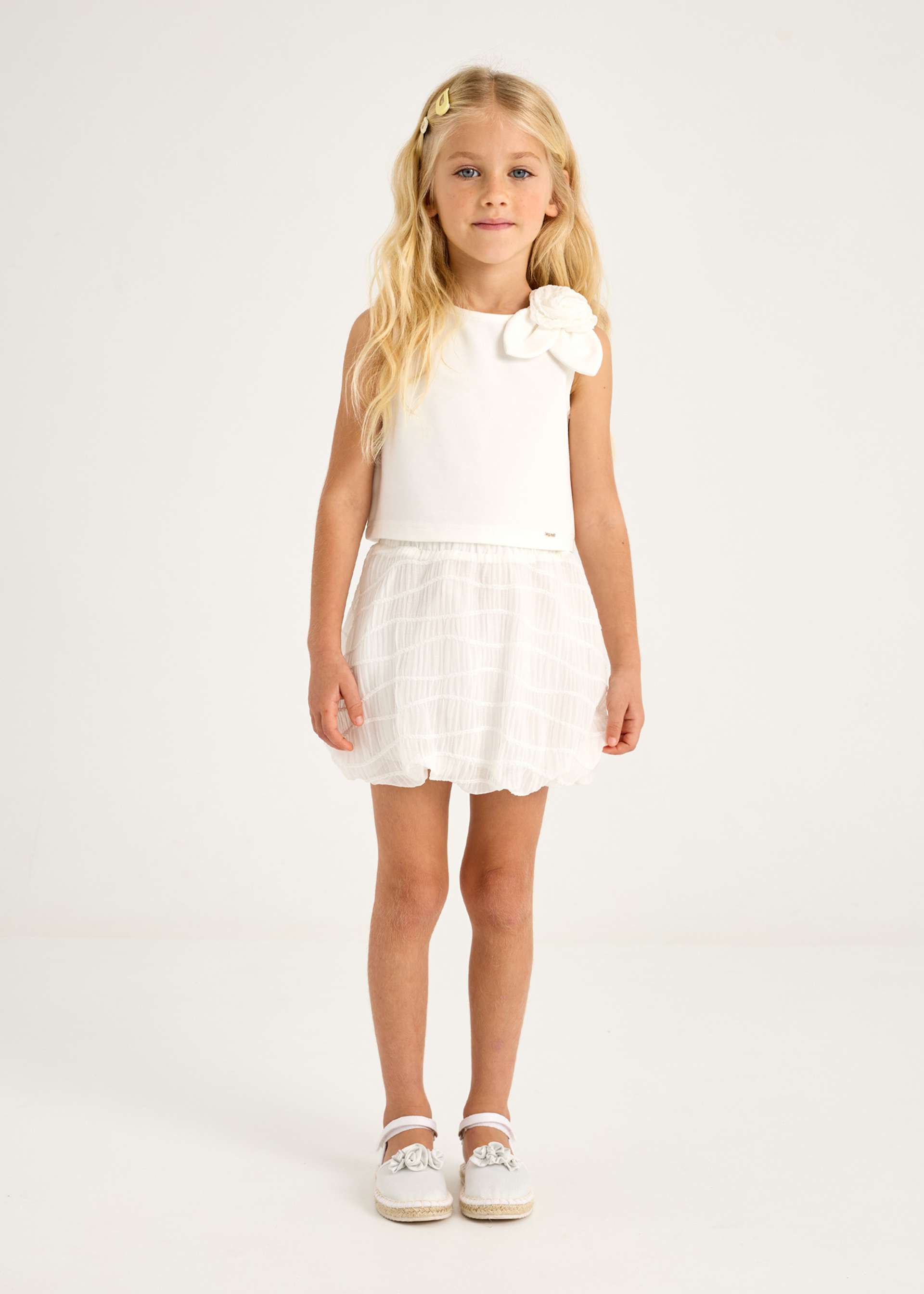 Girl top and balloon skirt set Girl top and balloon skirt set