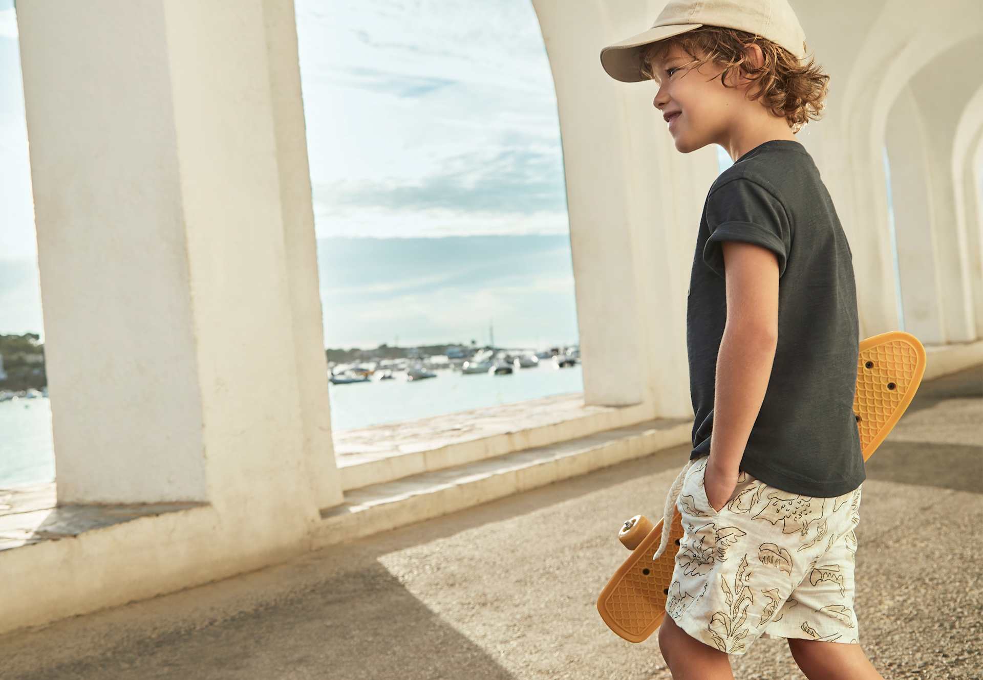 Boy print shorts Boy print shorts