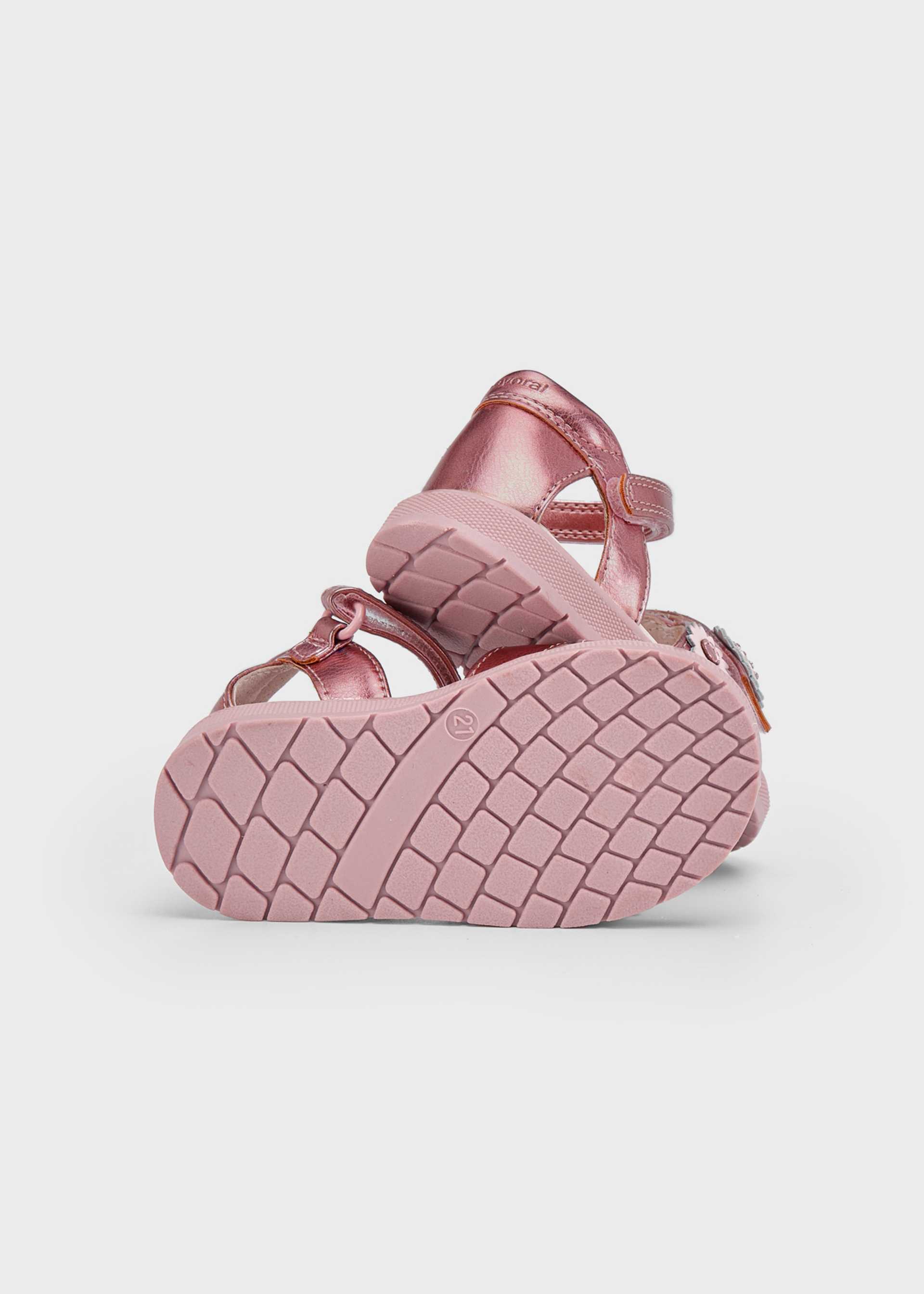Sandale flori bebe