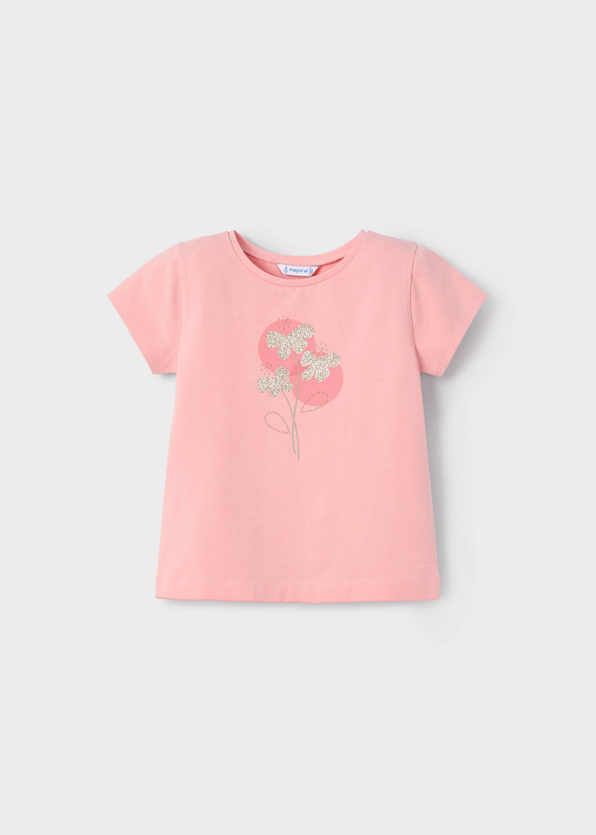 Camisola básica flores menina Camisola básica flores menina