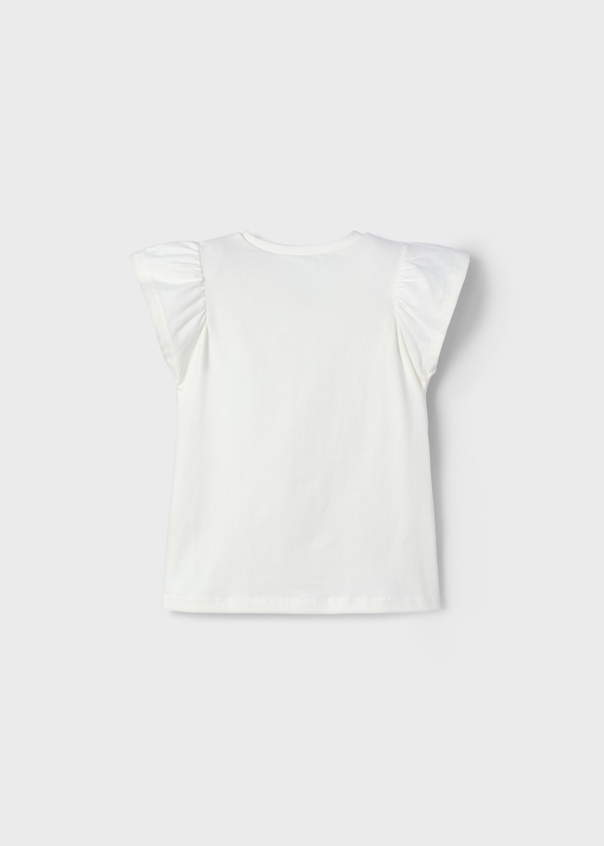 Tricou flori relief fetita