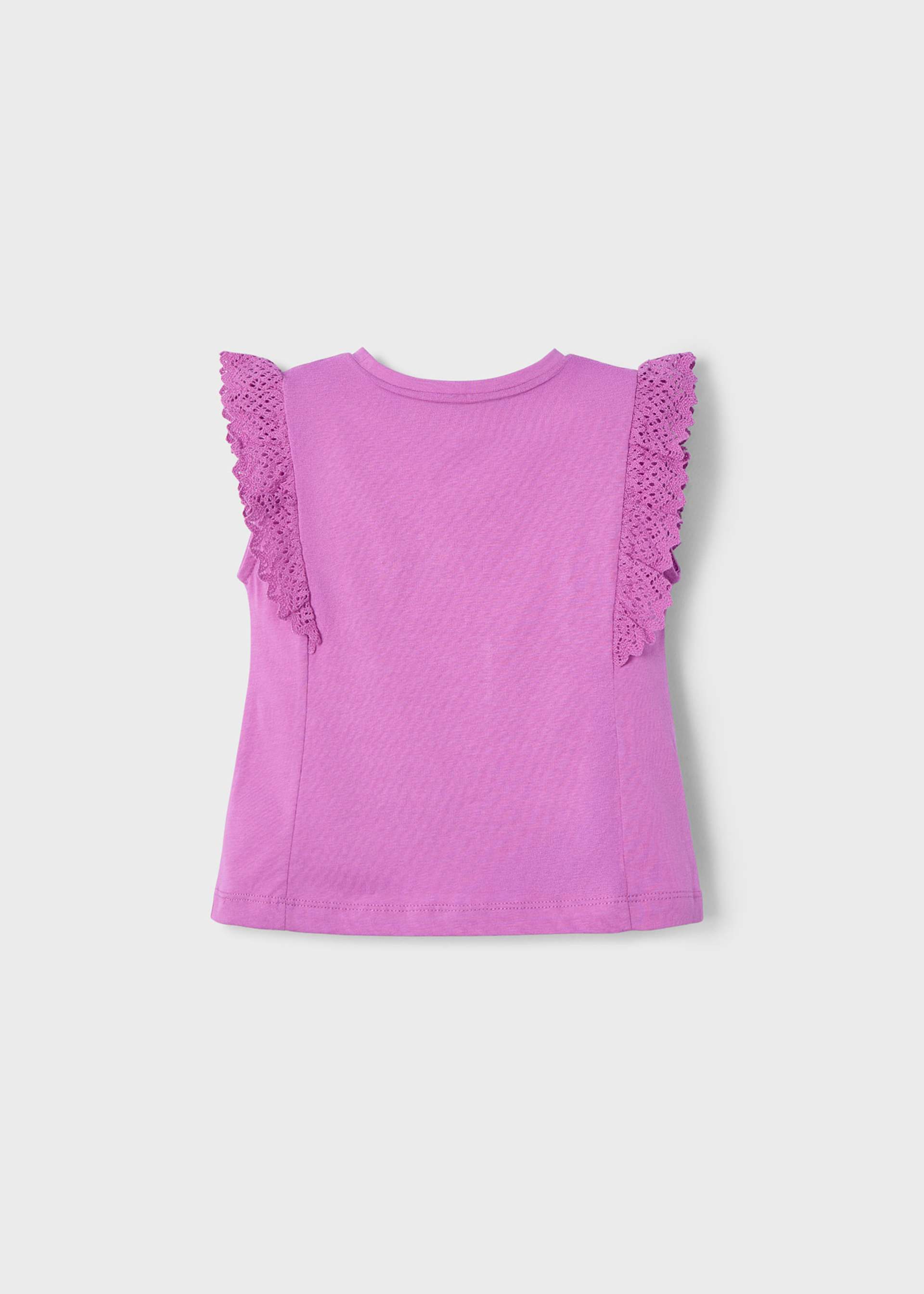 Girl Crochet Details T-Shirt Girl Crochet Details T-Shirt