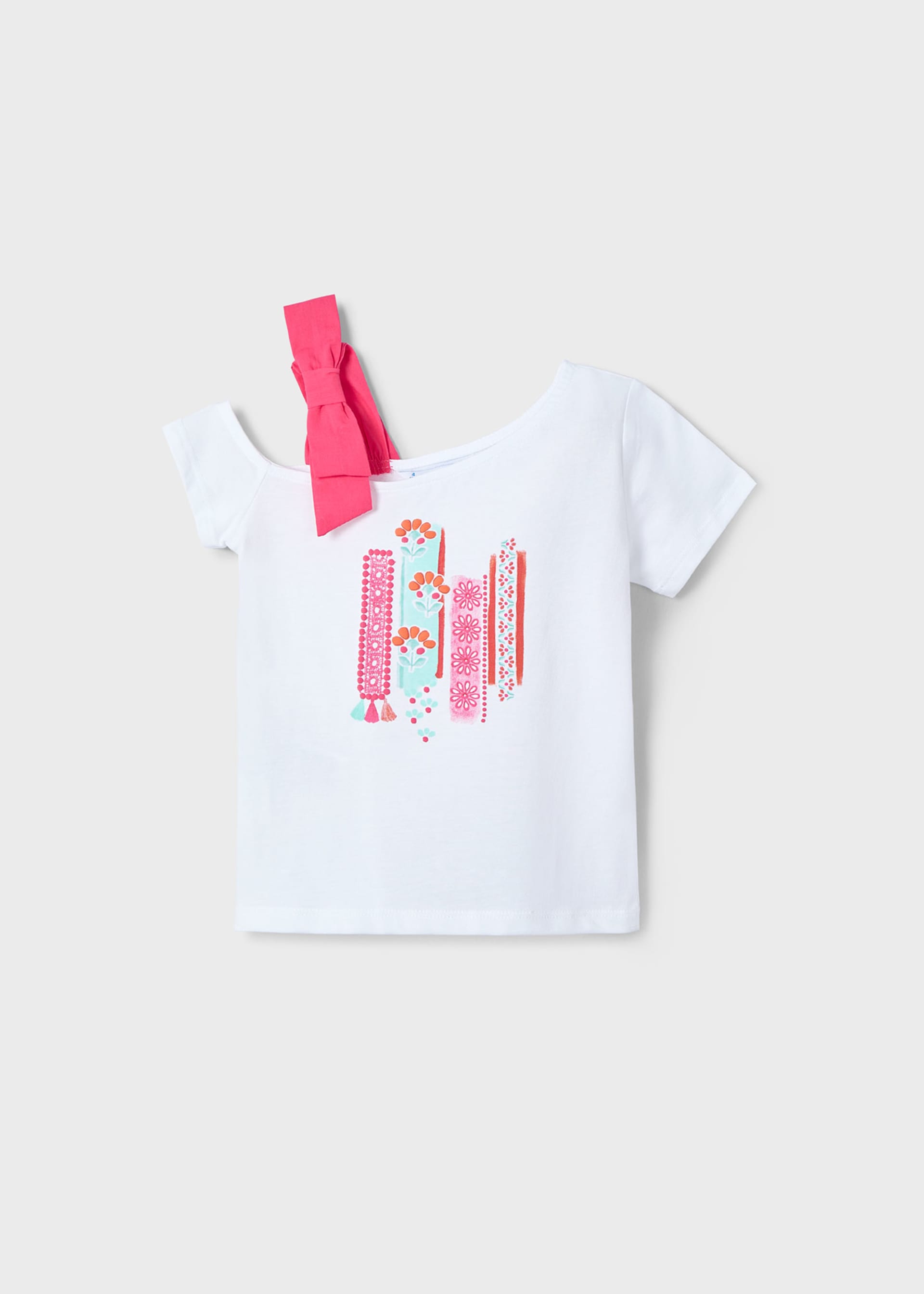 Playera asimétrica niña