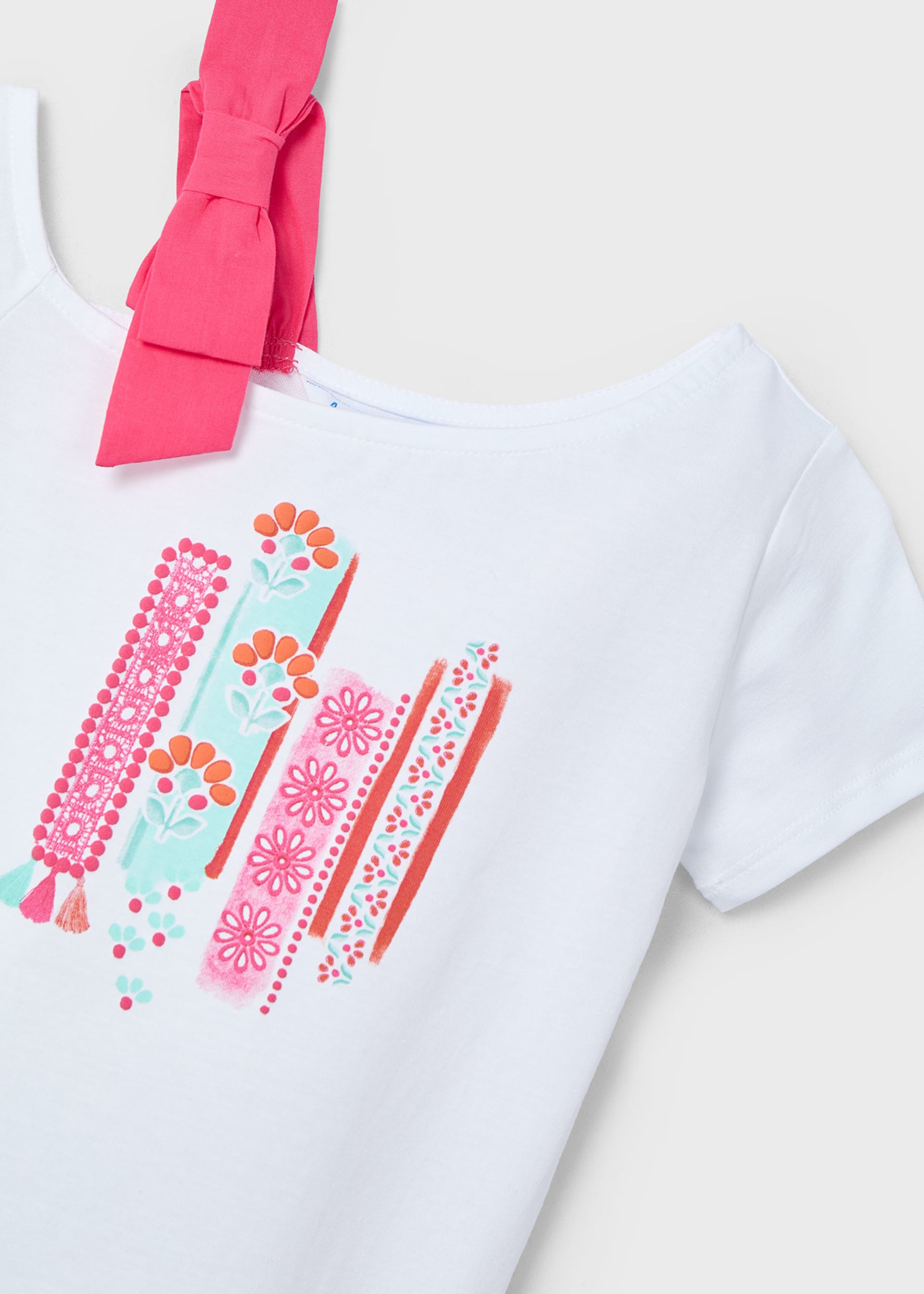 Playera asimétrica niña