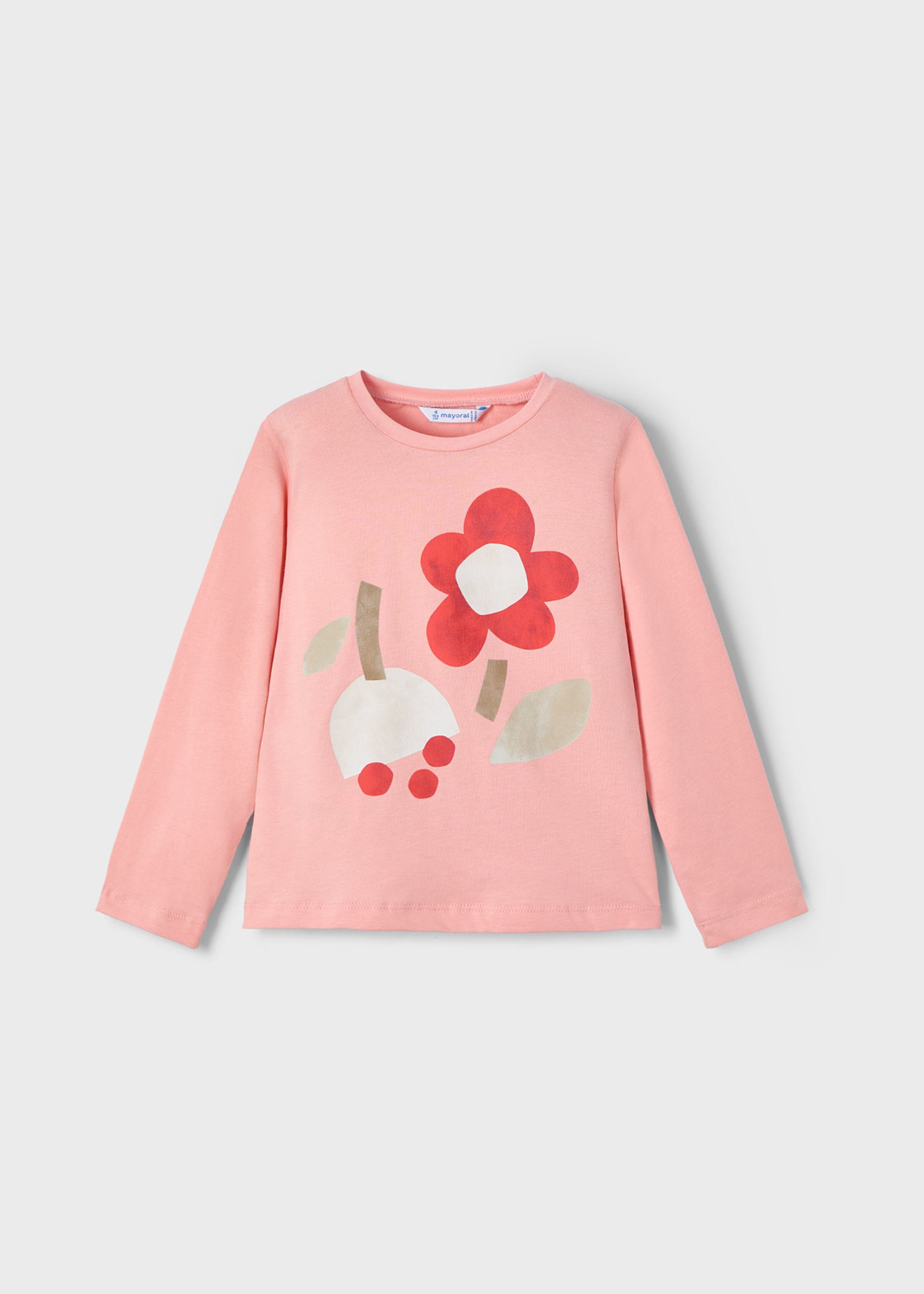 Girl Long-Sleeve Flowers T-Shirt Girl Long-Sleeve Flowers T-Shirt