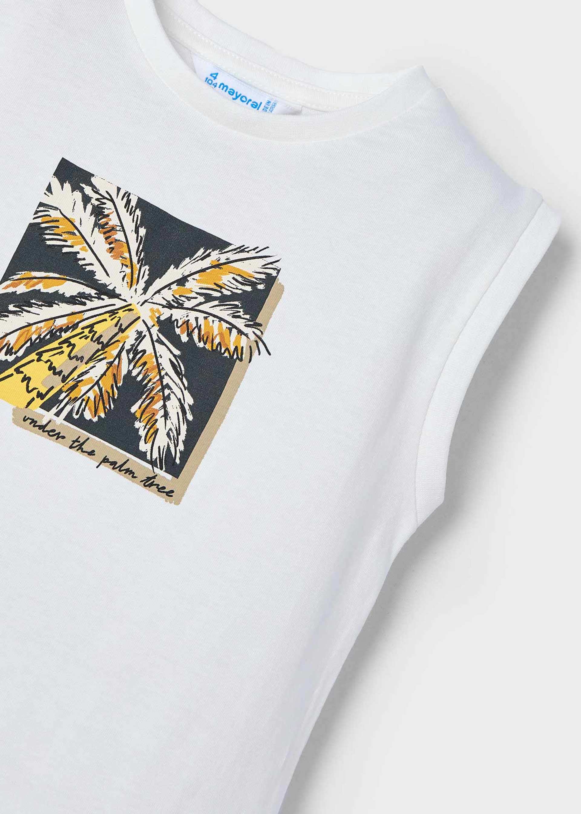 Boy Graphic Sleeveless T-Shirt Boy Graphic Sleeveless T-Shirt