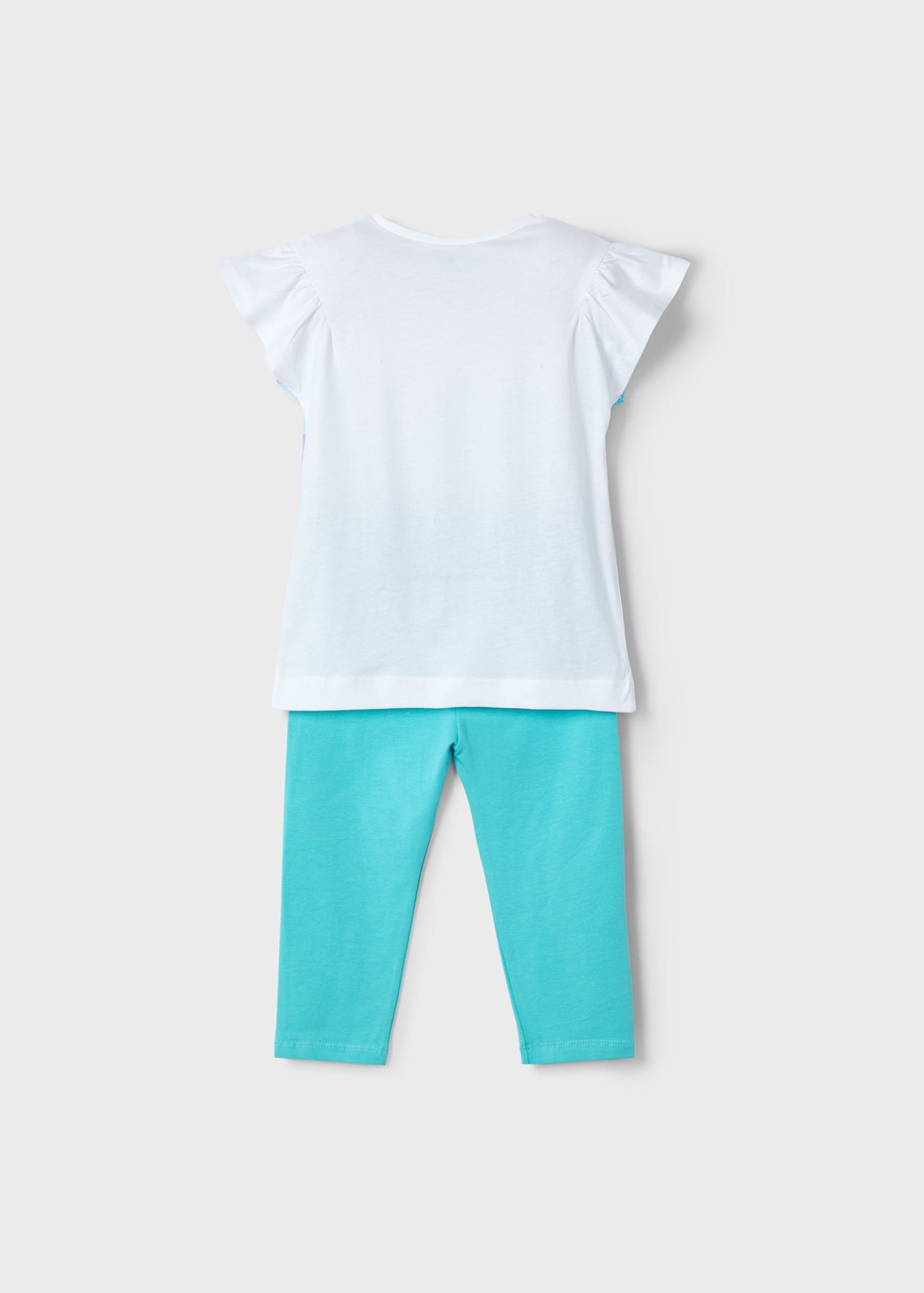 Galaxie Leggings Per Bambina – Turchese Fluorescente, Taglia 4/5 Anni - 3