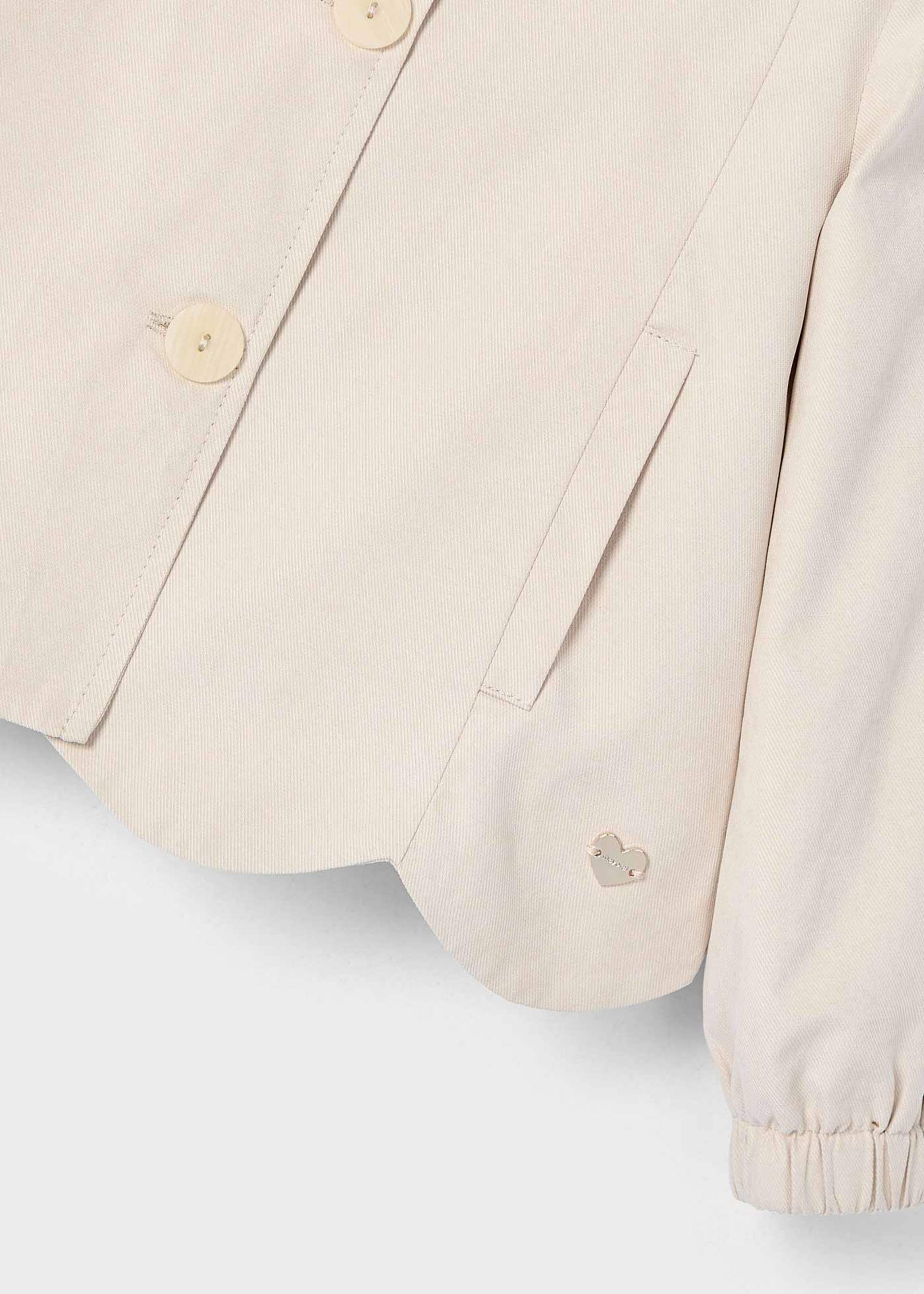 Giacca modello trench onde bambina