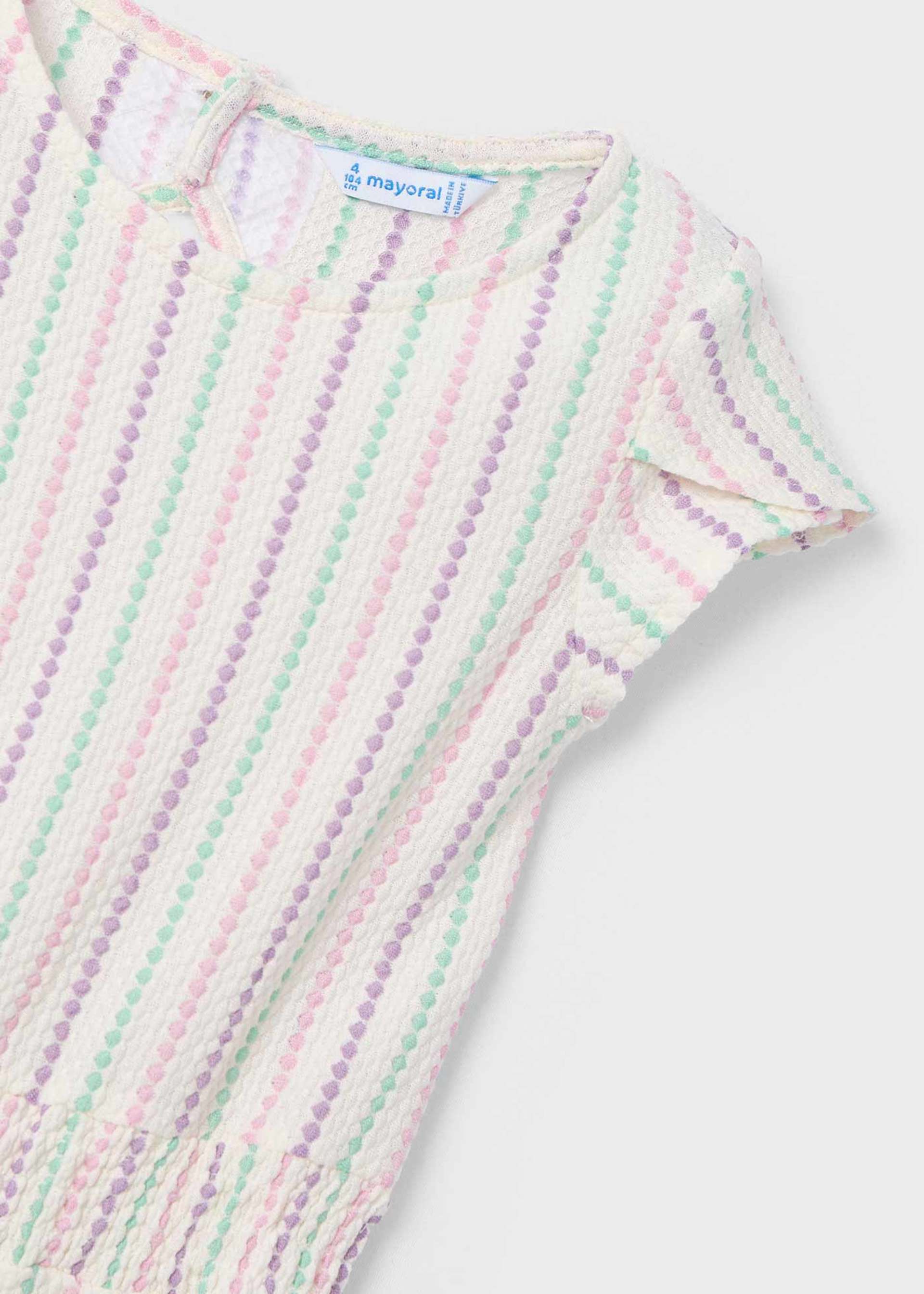 Combinaison rayée fille