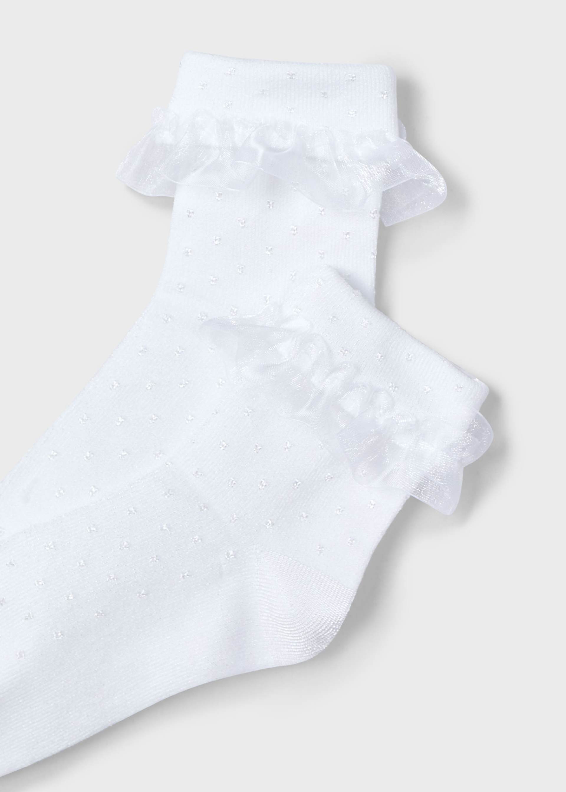 Chaussettes à volantes en tulle fille
