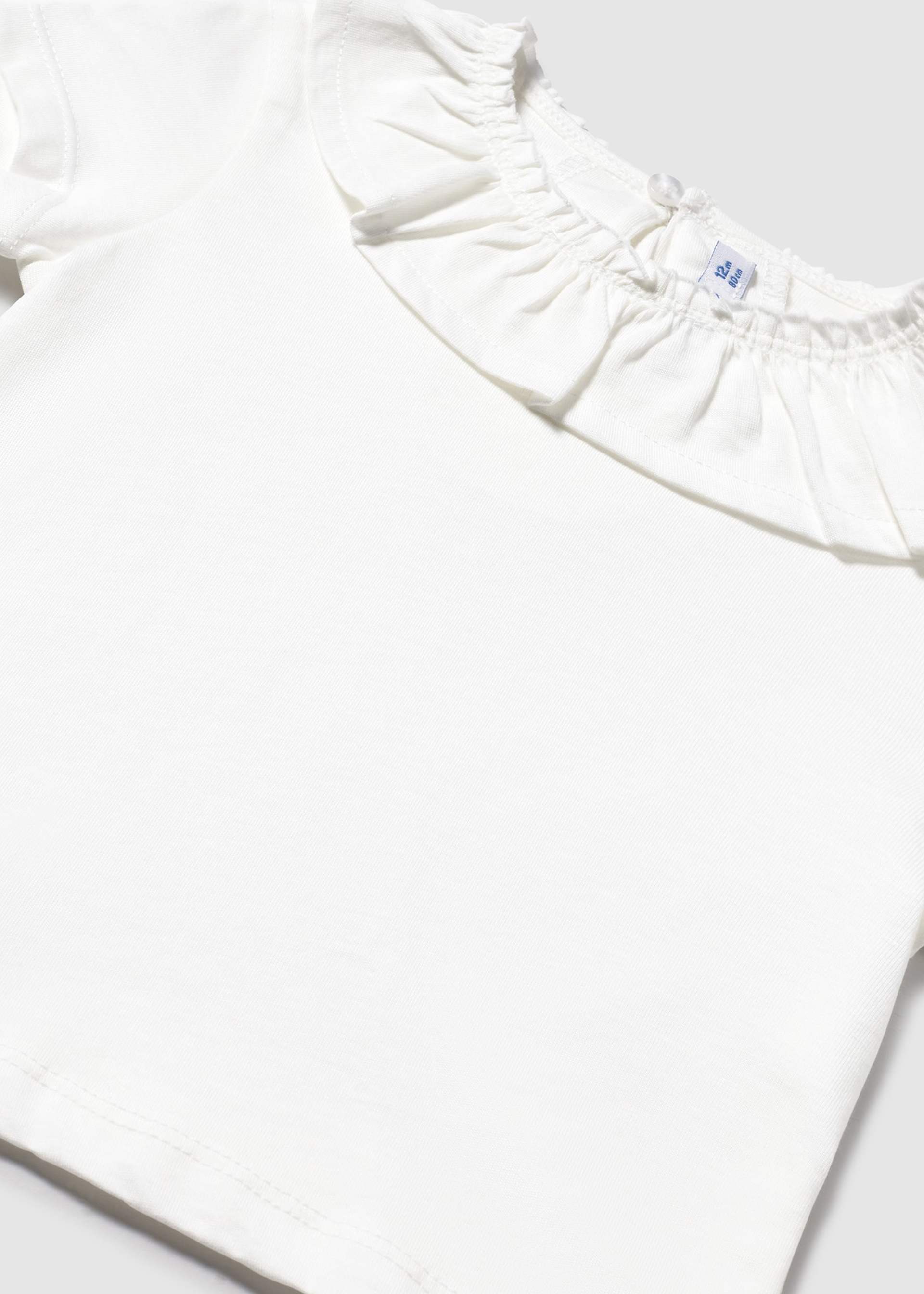 Baby ruffle neck t-shirt Baby ruffle neck t-shirt