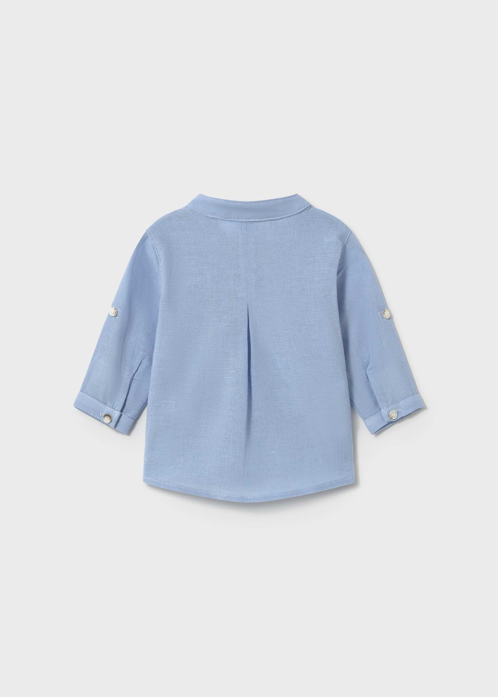 Camicia manica lunga colletto coreana neonato