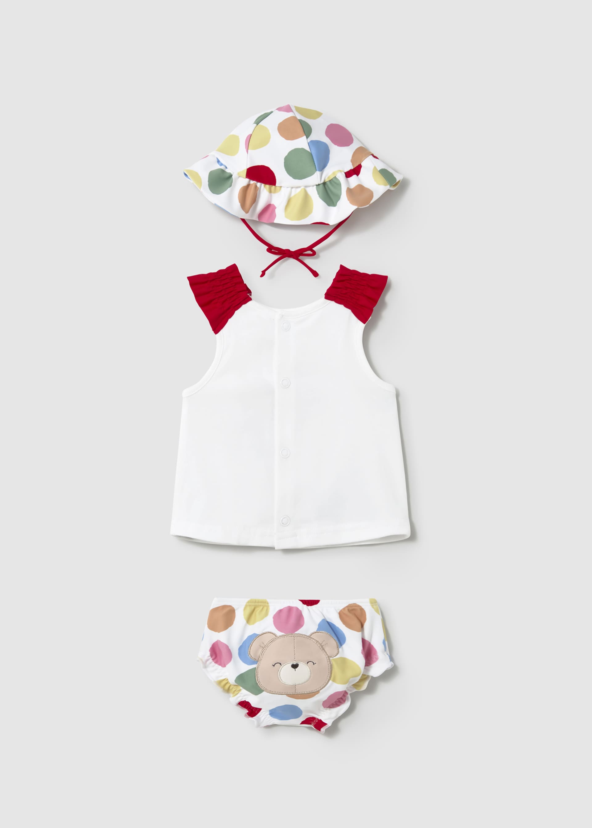 Bade-Set 3-teilig Sonnenschutz Neugeborene Mädchen Bade-Set 3-teilig Sonnenschutz Neugeborene Mädchen