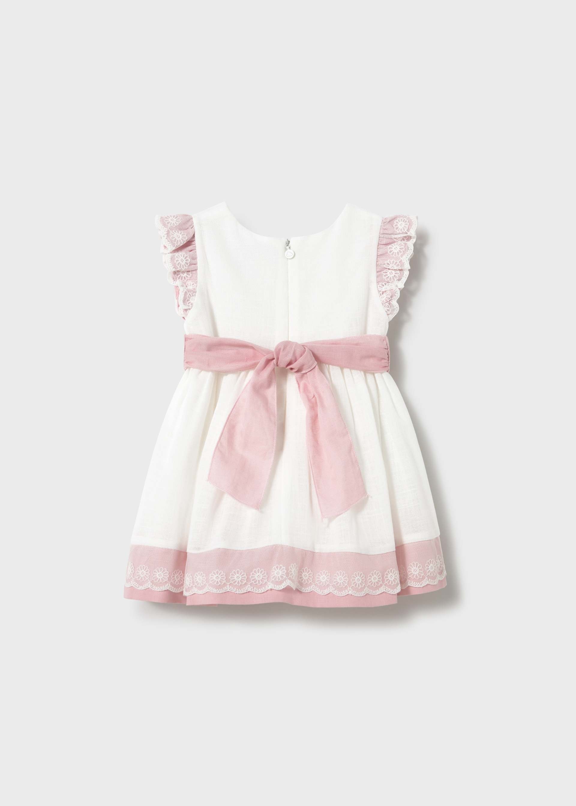 Robe combinée avec du lin bébé