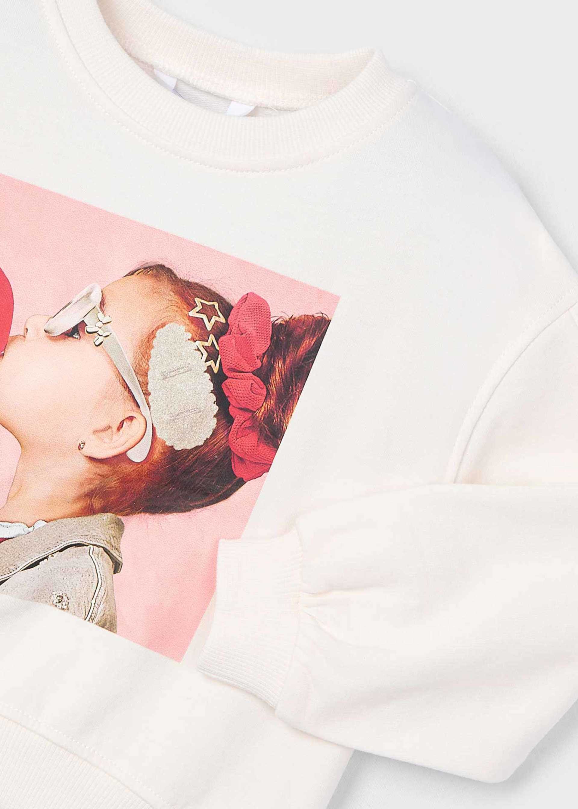 Sweat avec pince fille Sweat avec pince fille