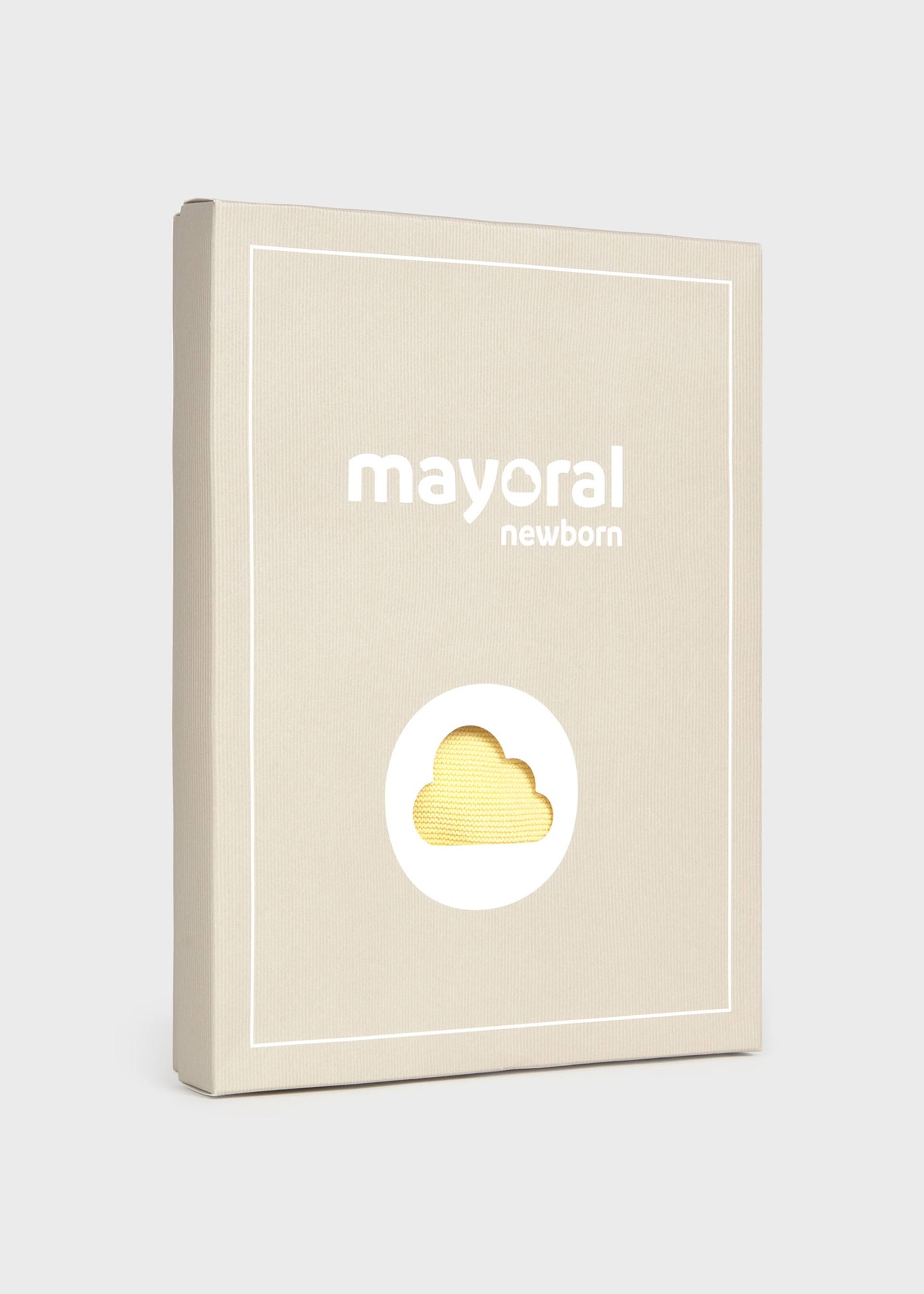 Ensemble guêtre et pull en tricot nouveau-né