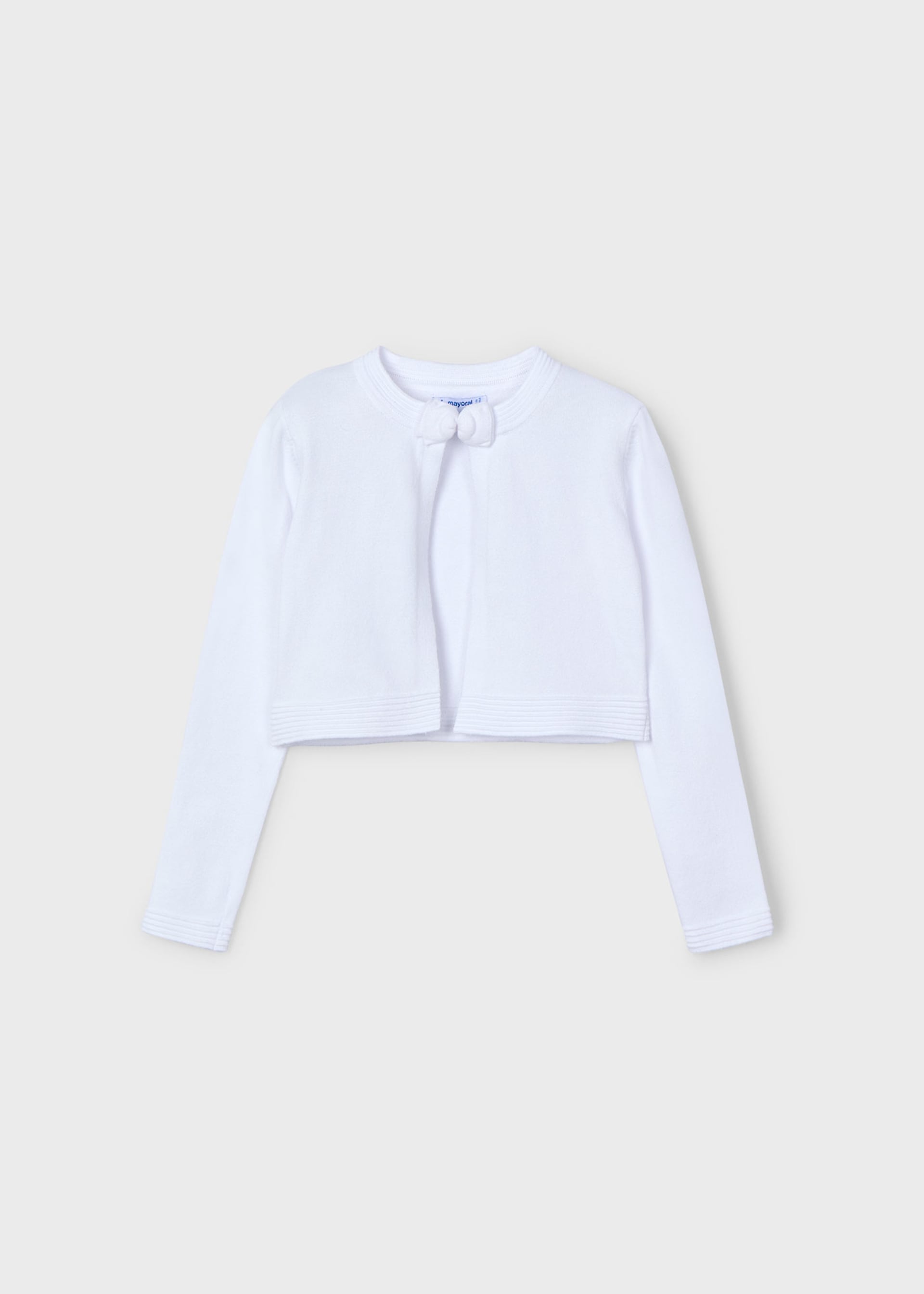Cardigan basico in maglia bambina