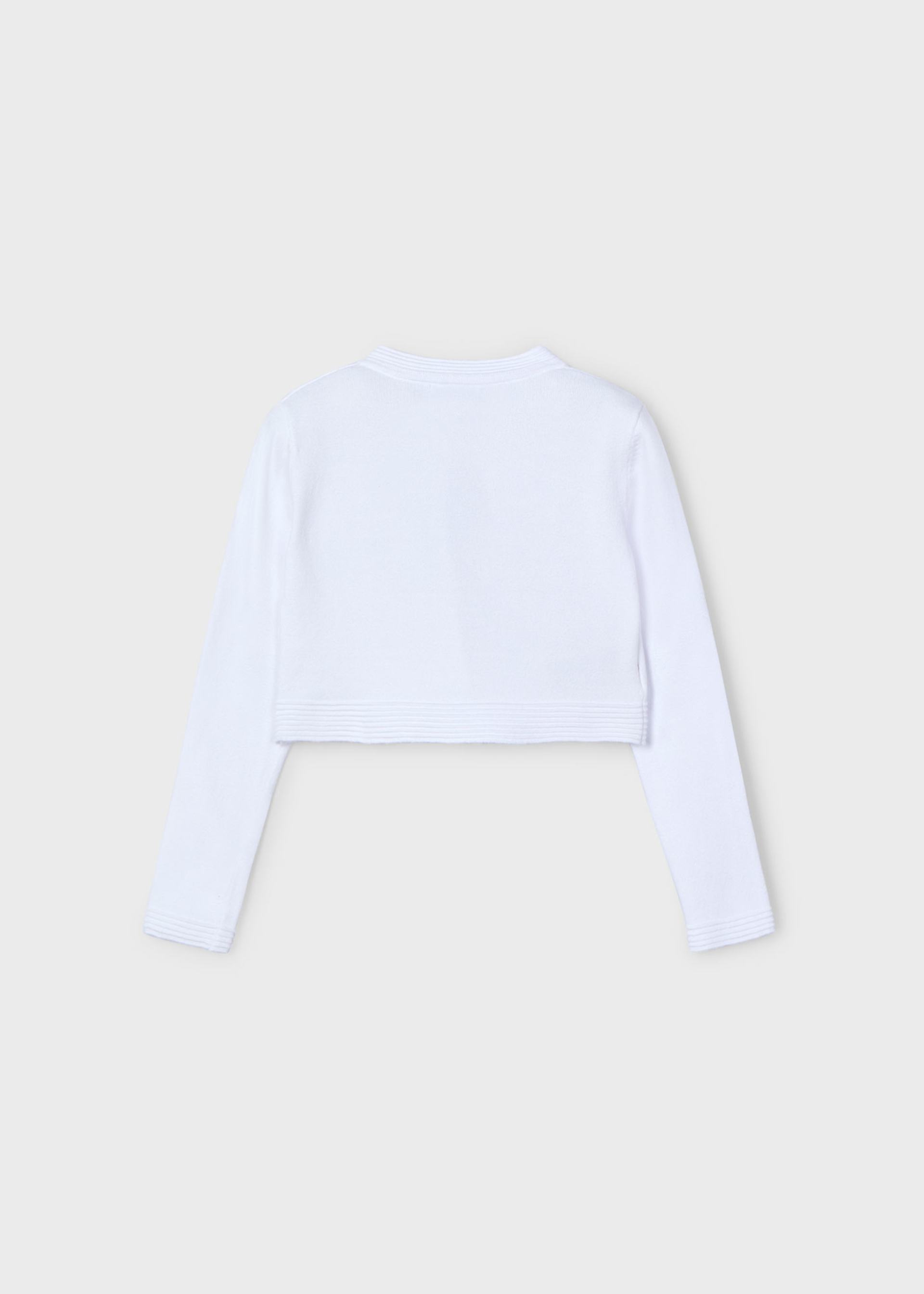 Cardigan basico in maglia bambina