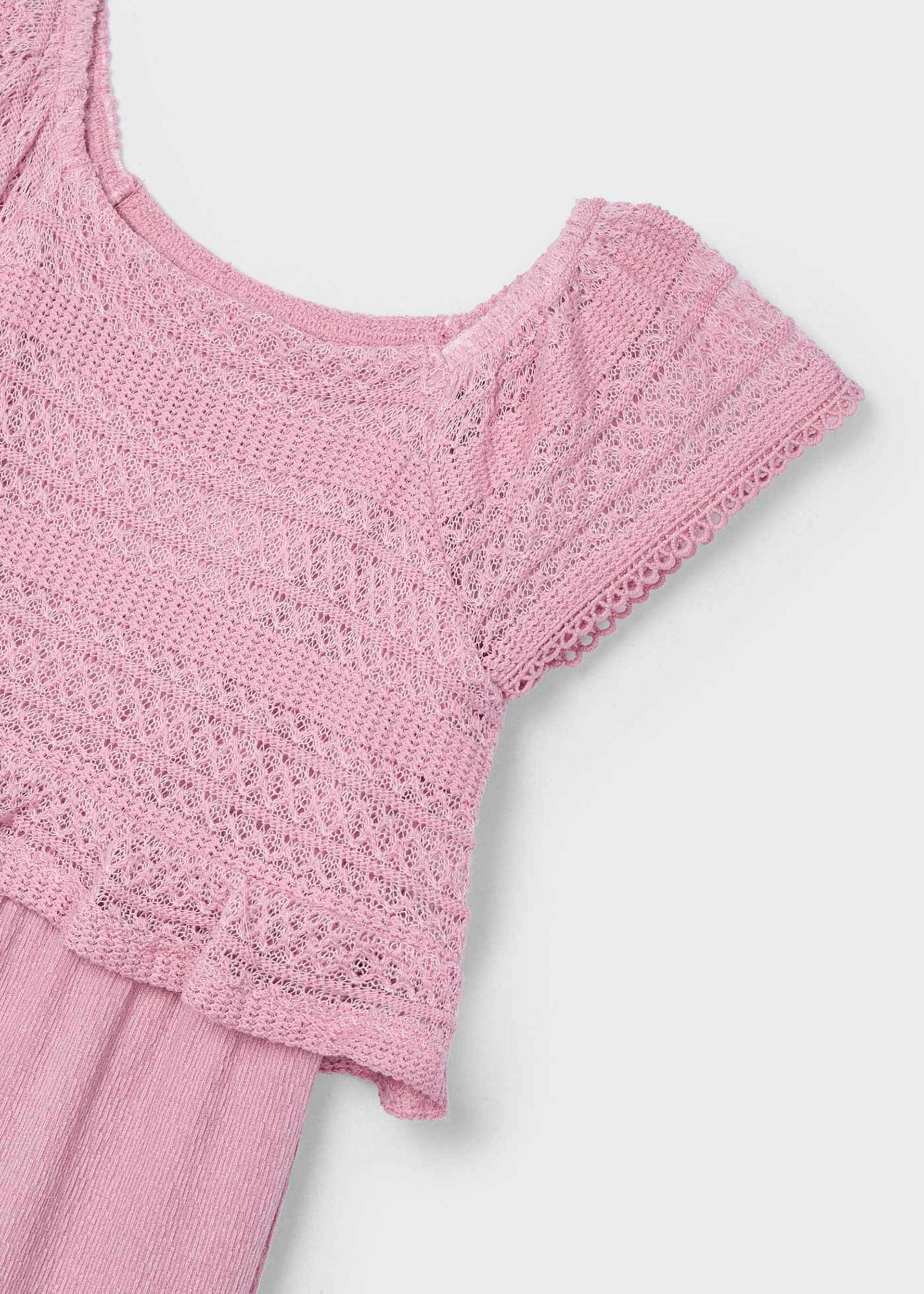 Kombinezon crochet dla dziewczynki