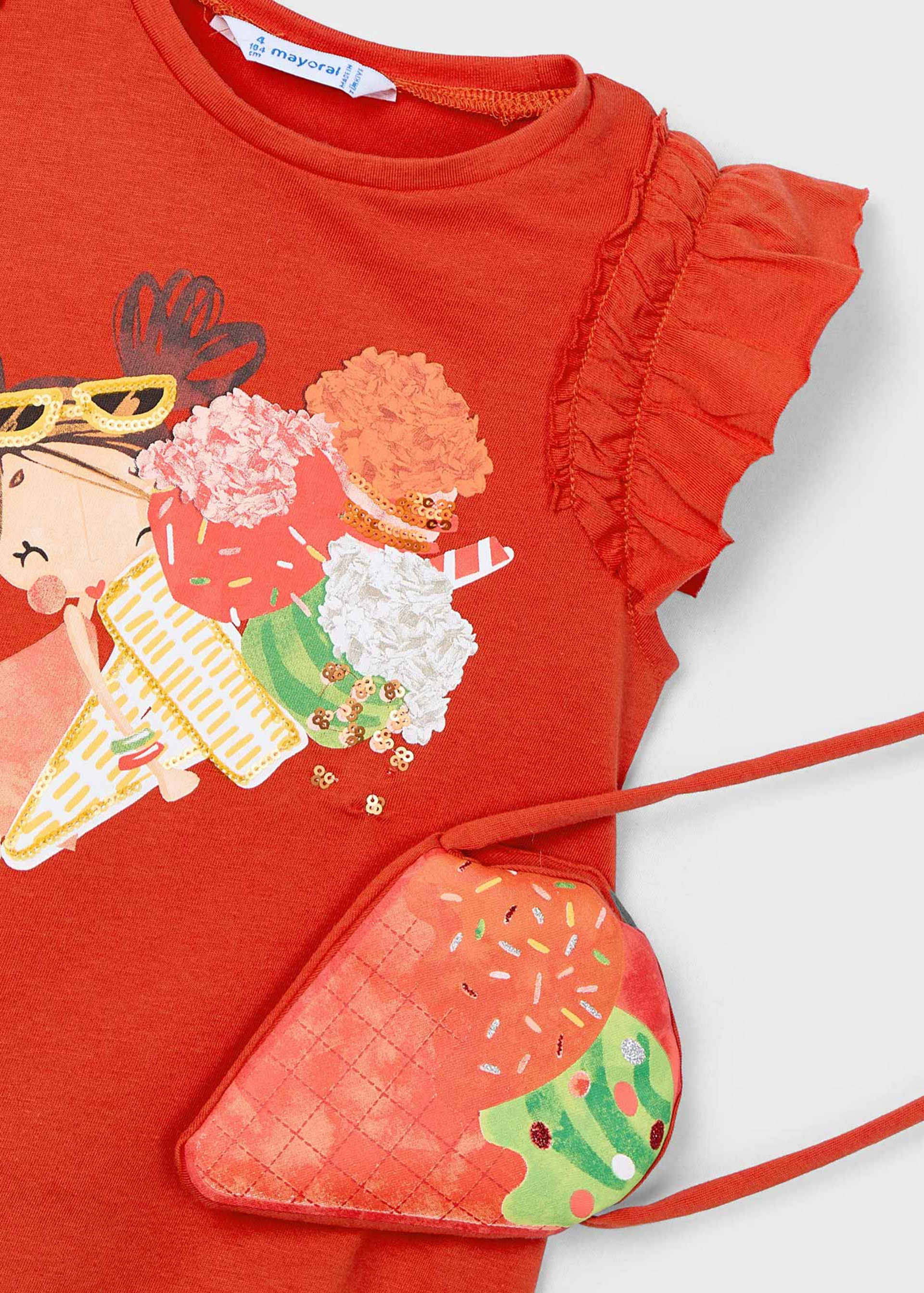 Robe avec sac glace fille Robe avec sac glace fille