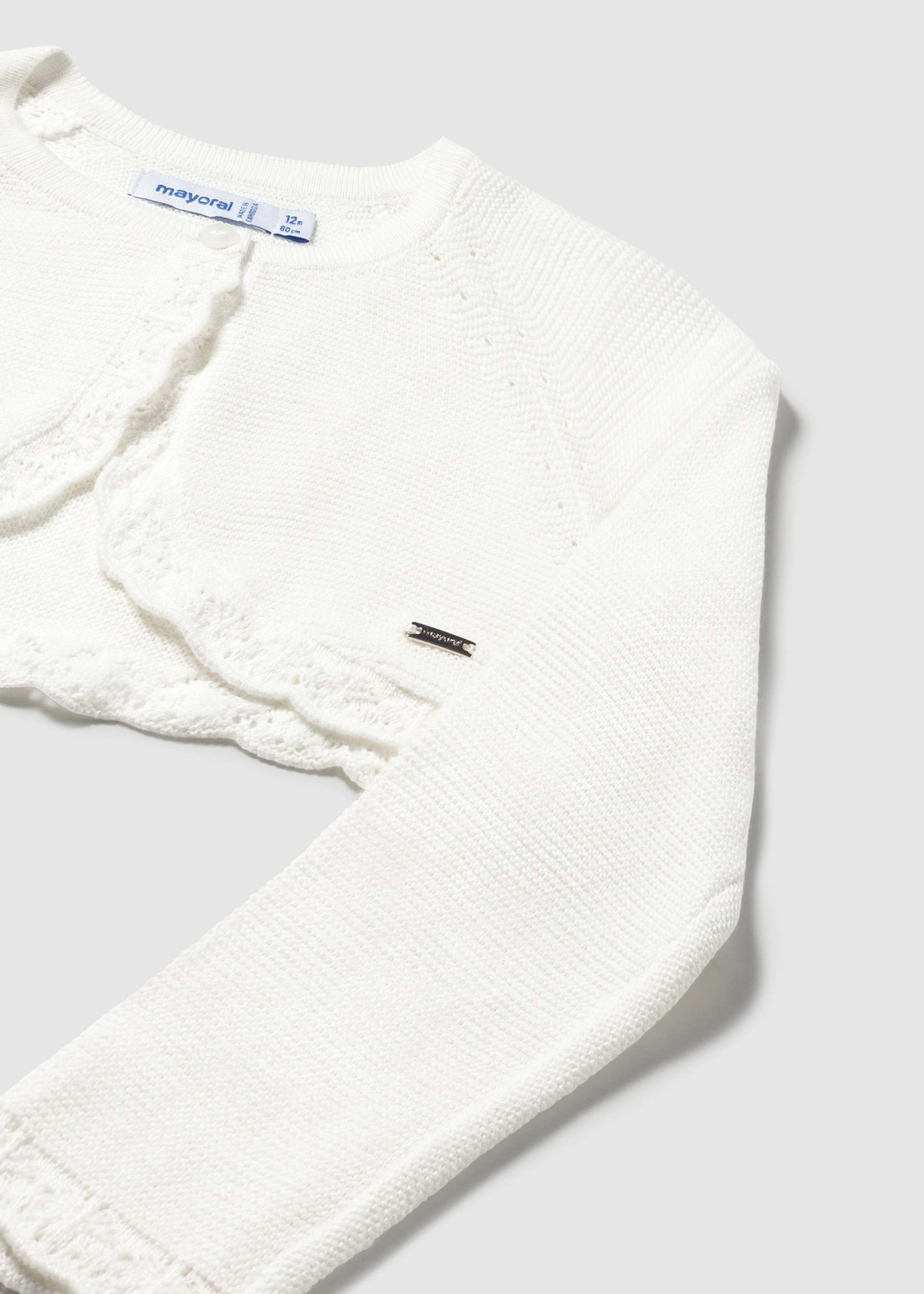 Cardigan boléro basique tricoté bébé