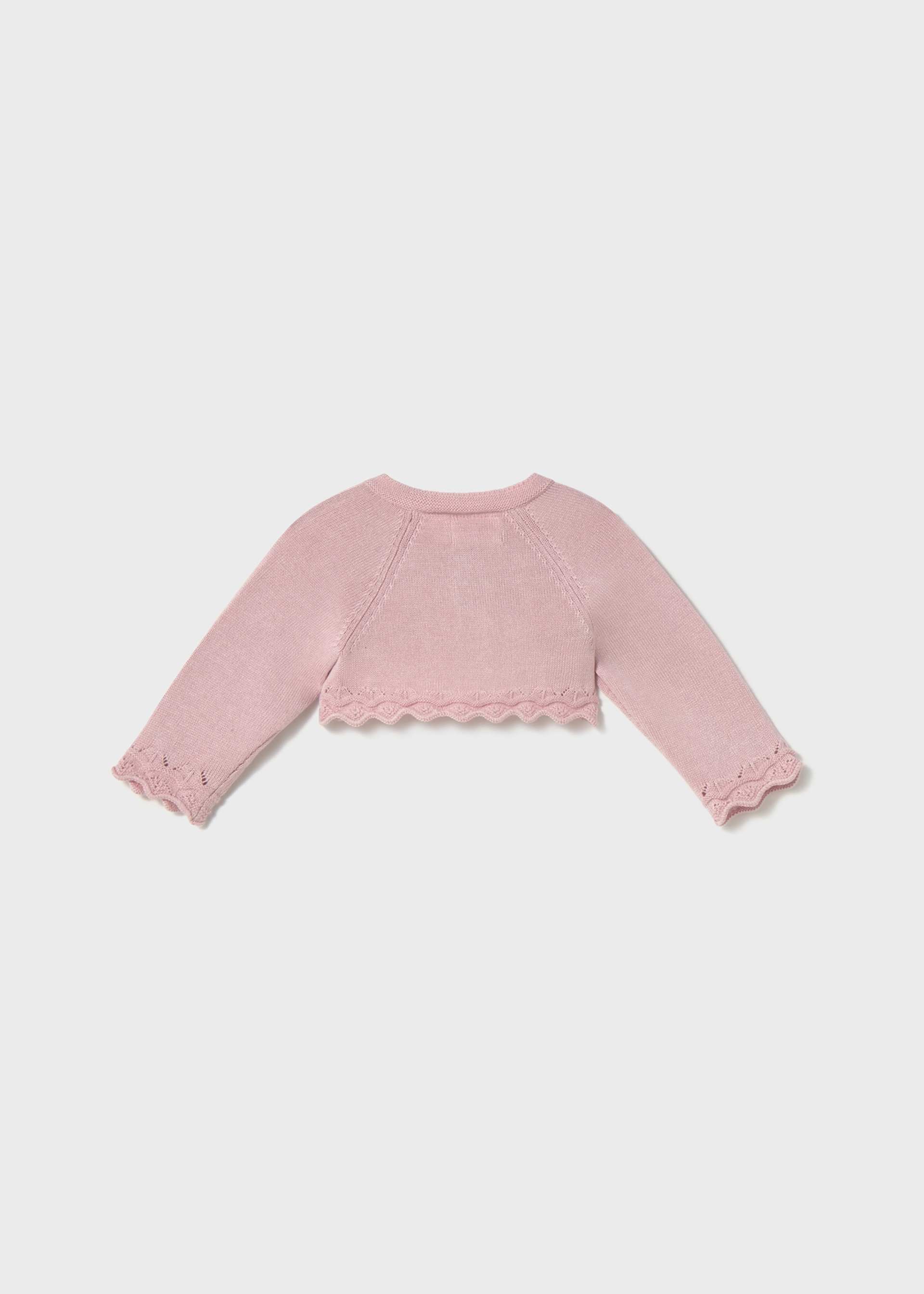 Ζακέτα πλακτή βασική νεογέννητο Ζακέτα πλακτή βασική νεογέννητο