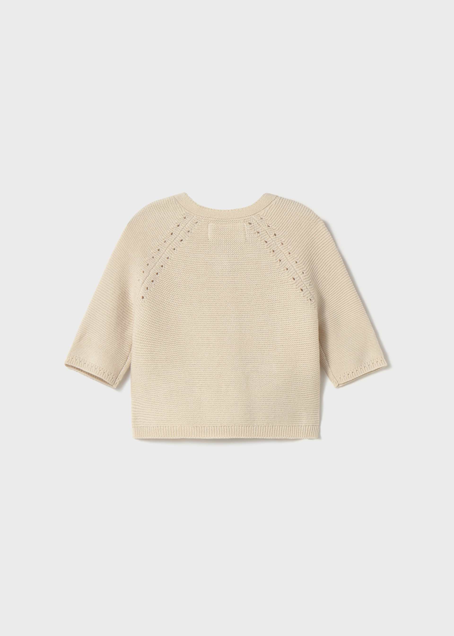 Cardigan tricot bottoni neonata