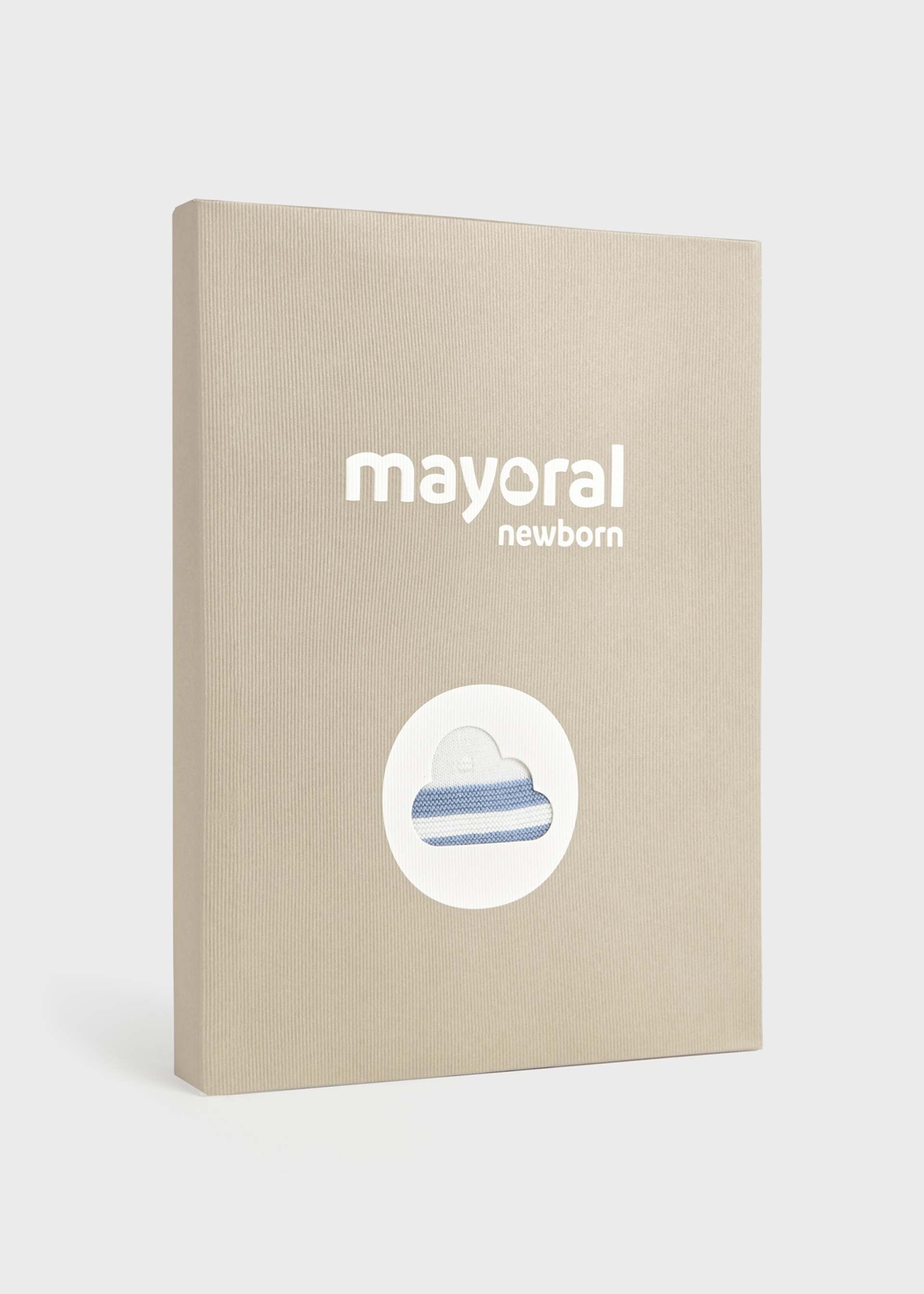 Completo ghettina e maglioncino tricot neonato