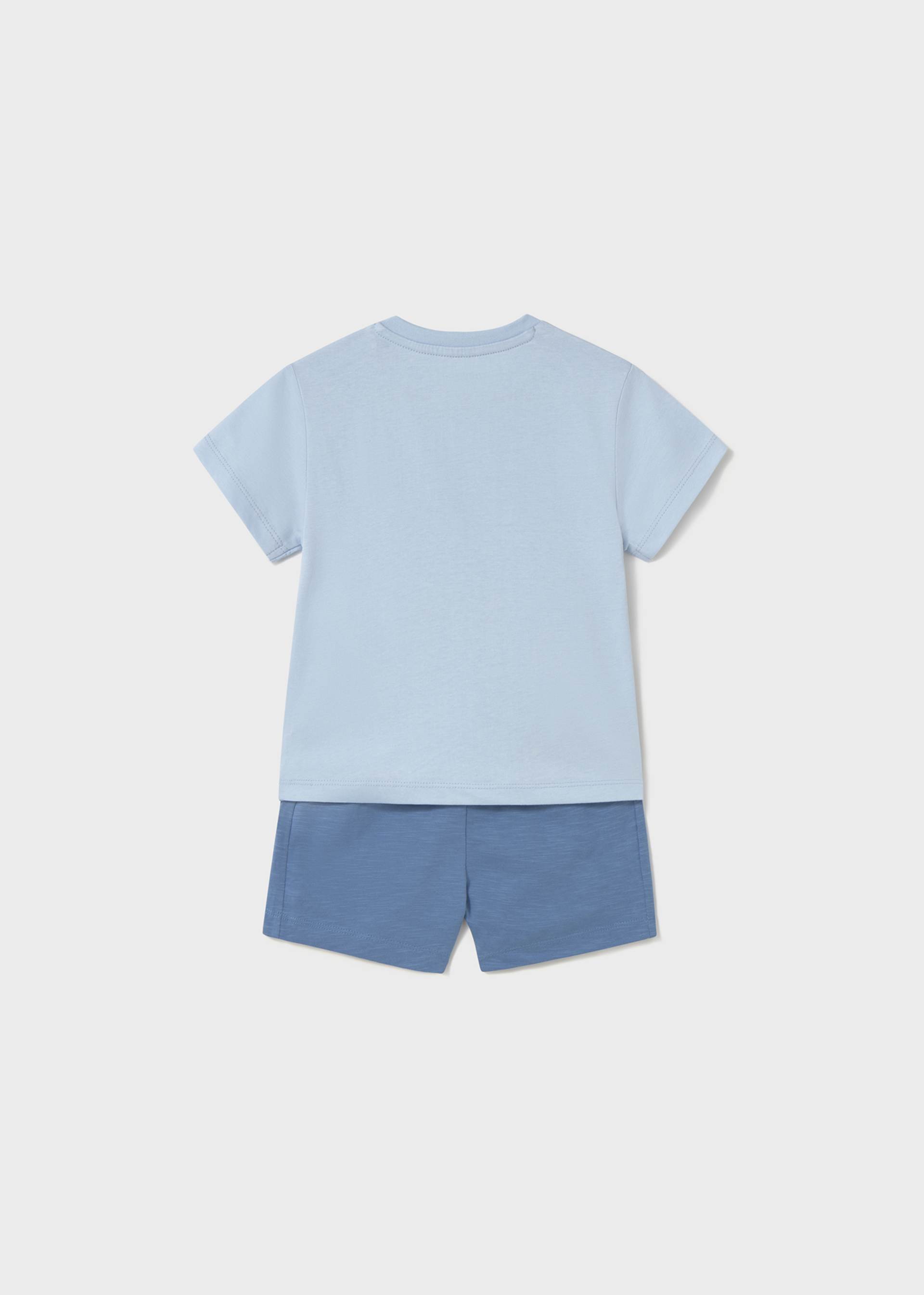 Completo pantaloncino e maglietta surf neonato