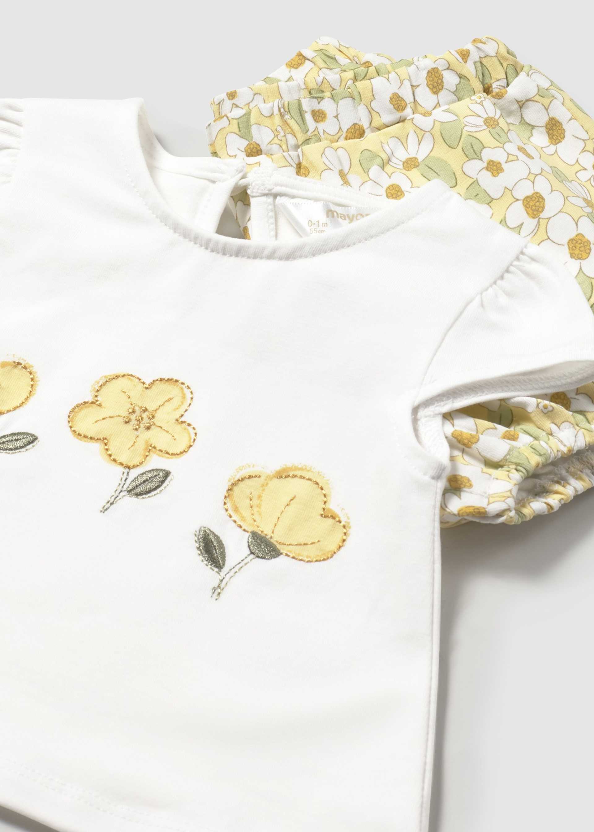 Conjunto 4 piezas estampado recién nacida