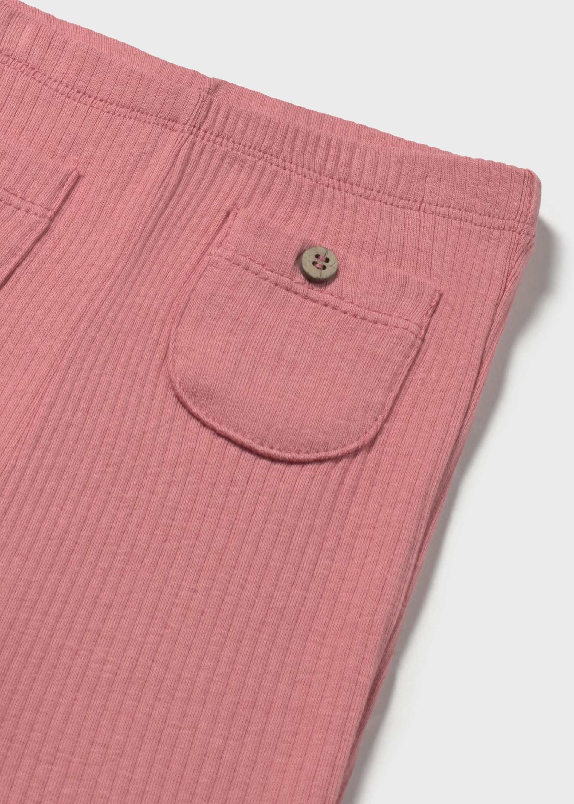 Prążkowane legginsy niemowlęce typu dzwony Prążkowane legginsy niemowlęce typu dzwony