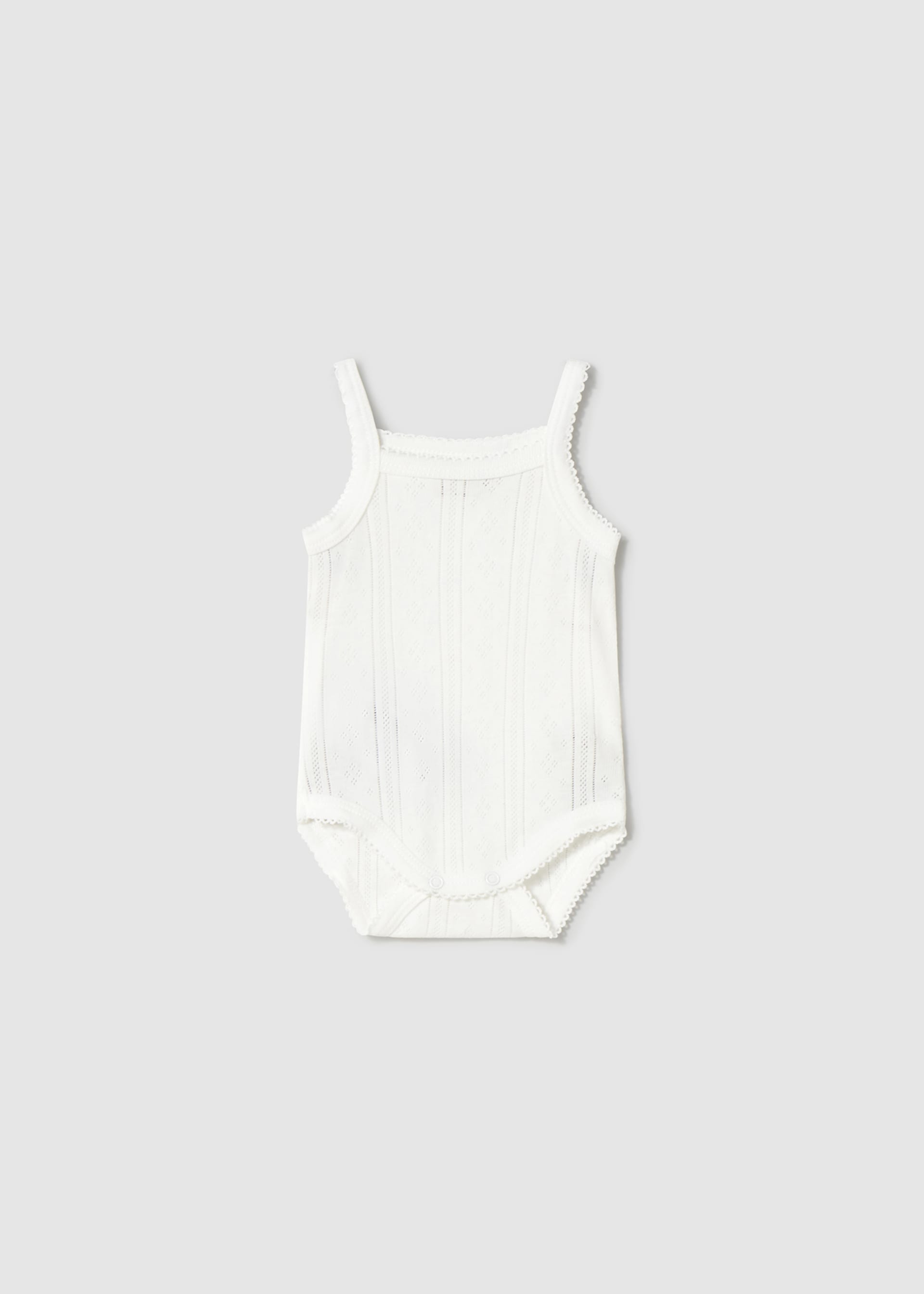 Newborn Sleeveless Openwork Bodysuit