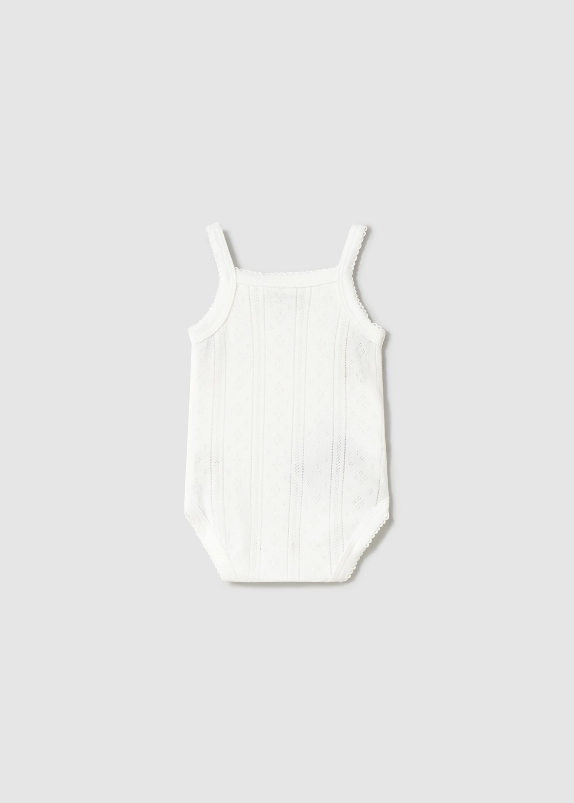 Newborn Sleeveless Openwork Bodysuit