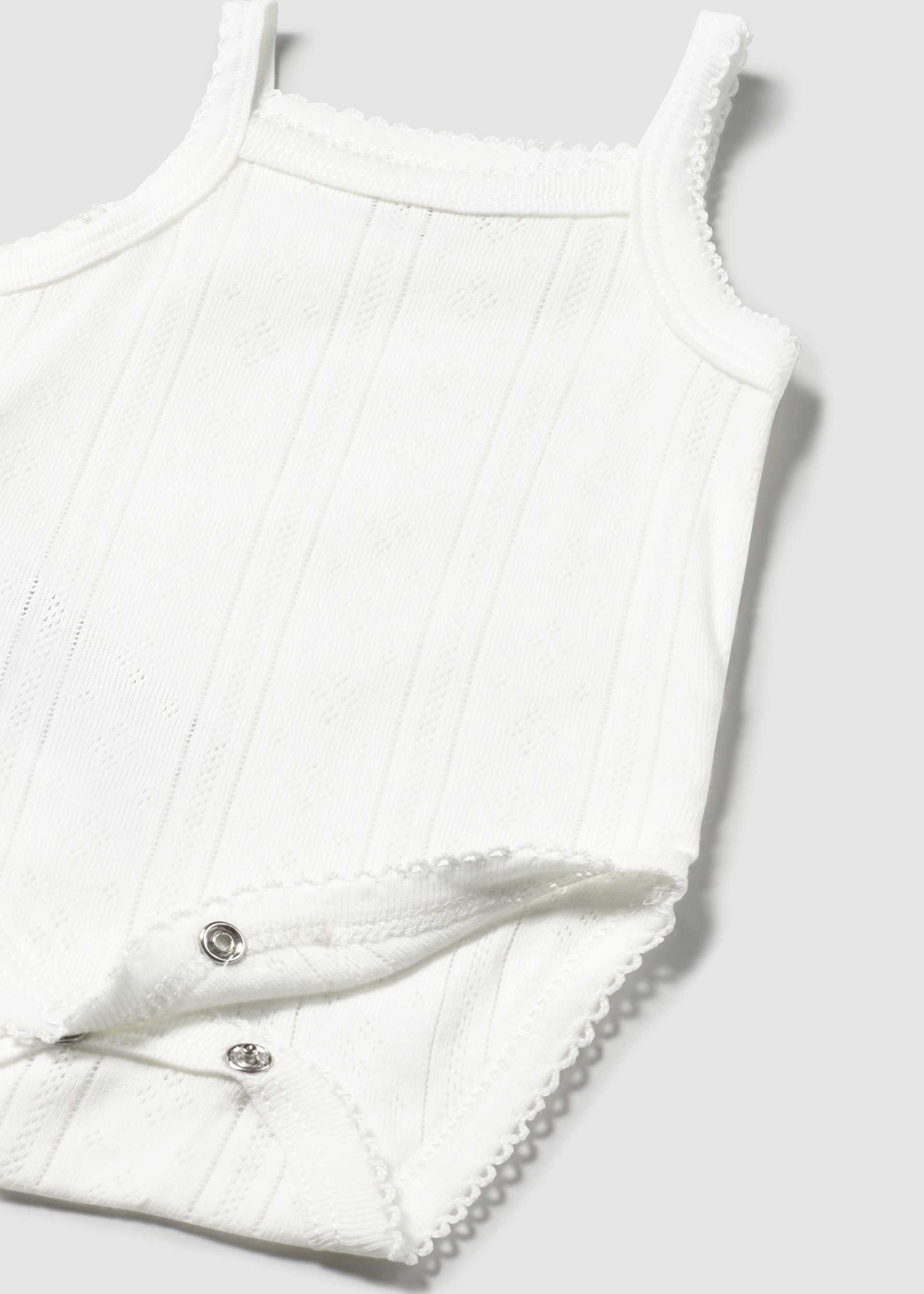 Newborn Sleeveless Openwork Bodysuit