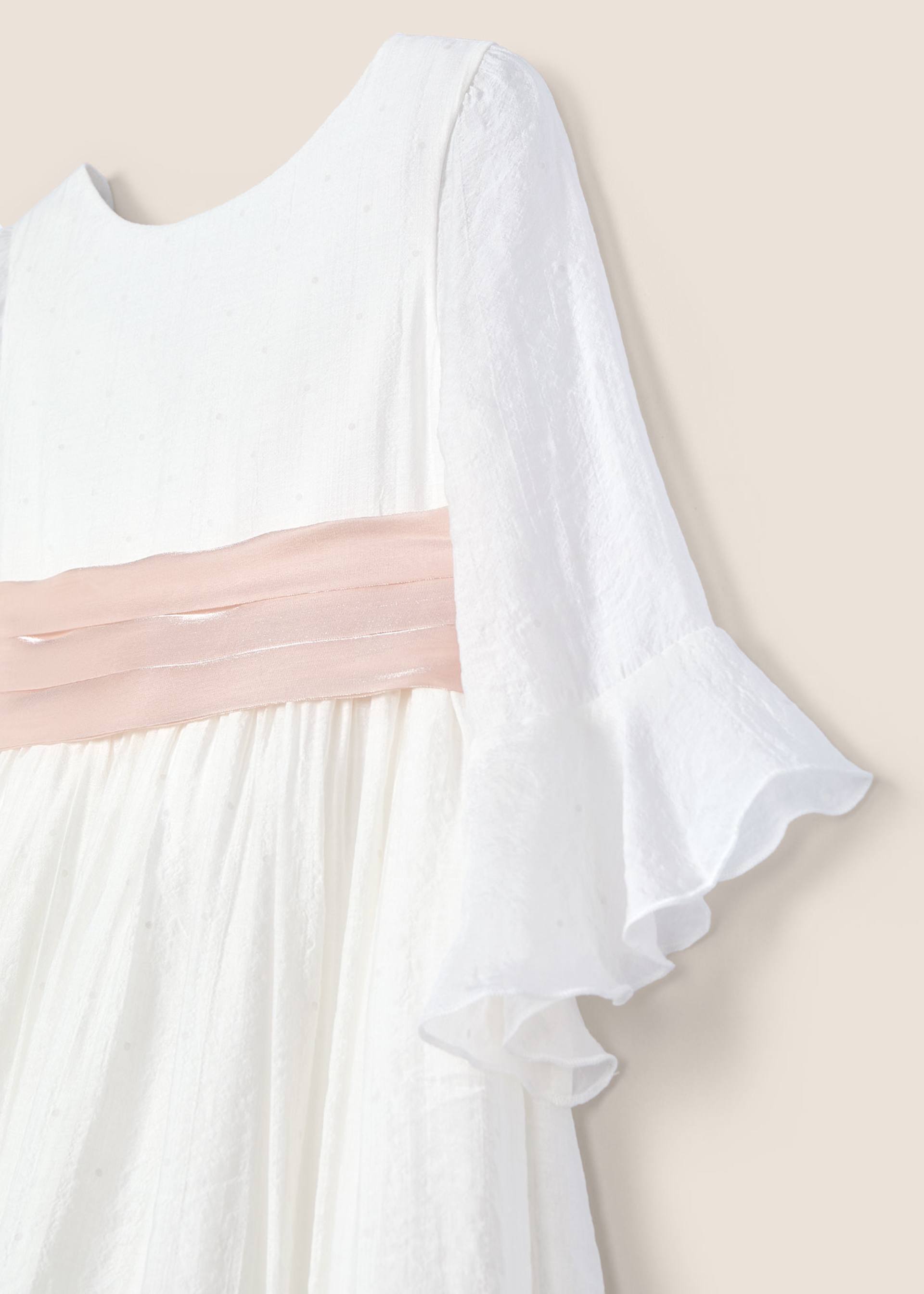 Vestido Comunhão plumeti menina Vestido Comunhão plumeti menina