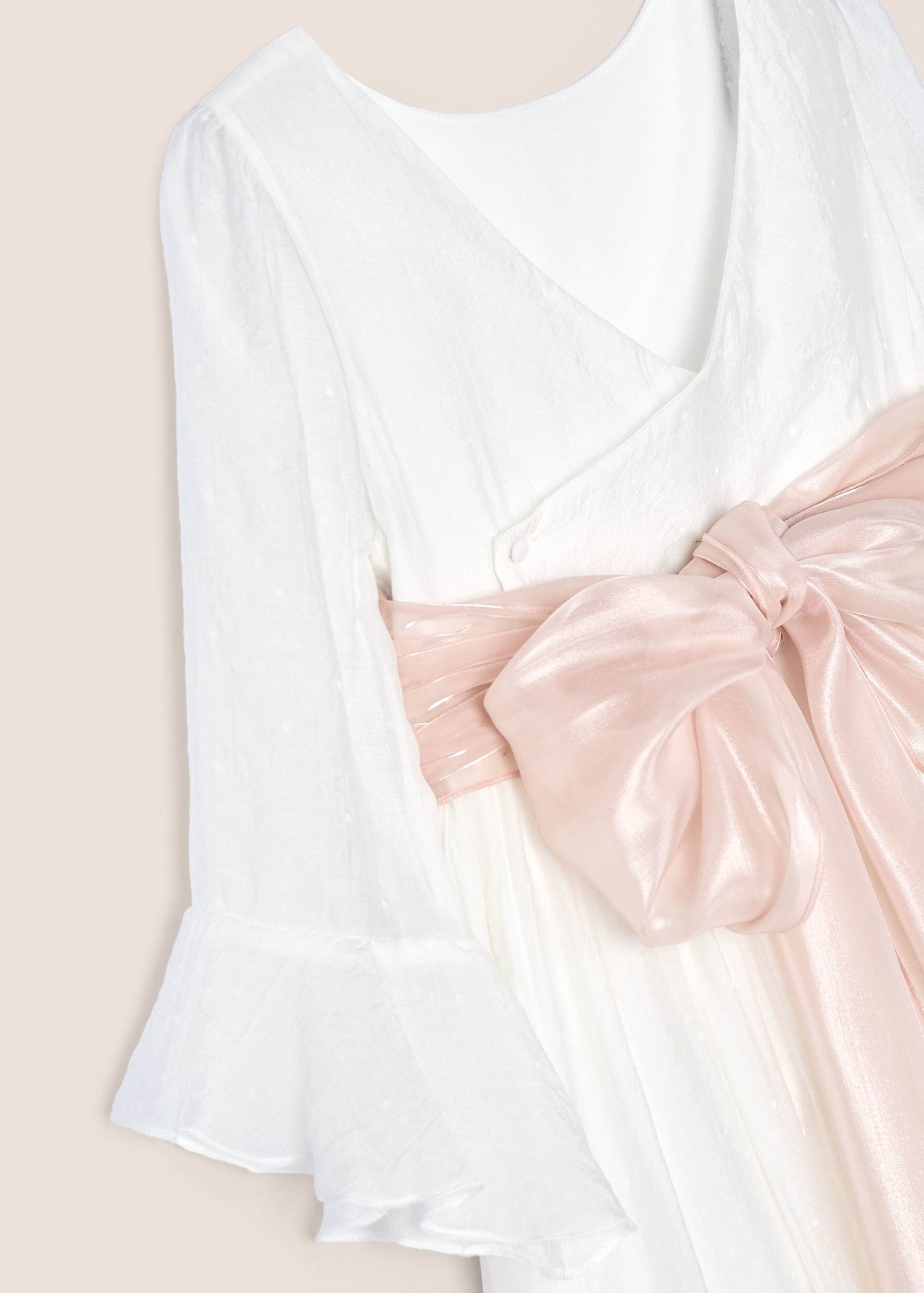 Vestido Comunhão plumeti menina Vestido Comunhão plumeti menina