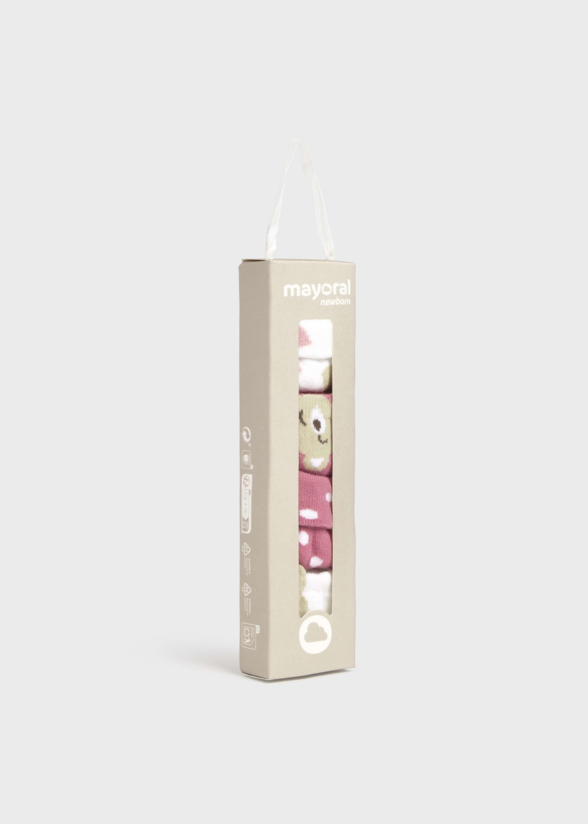 Set 4 calcetines recién nacida