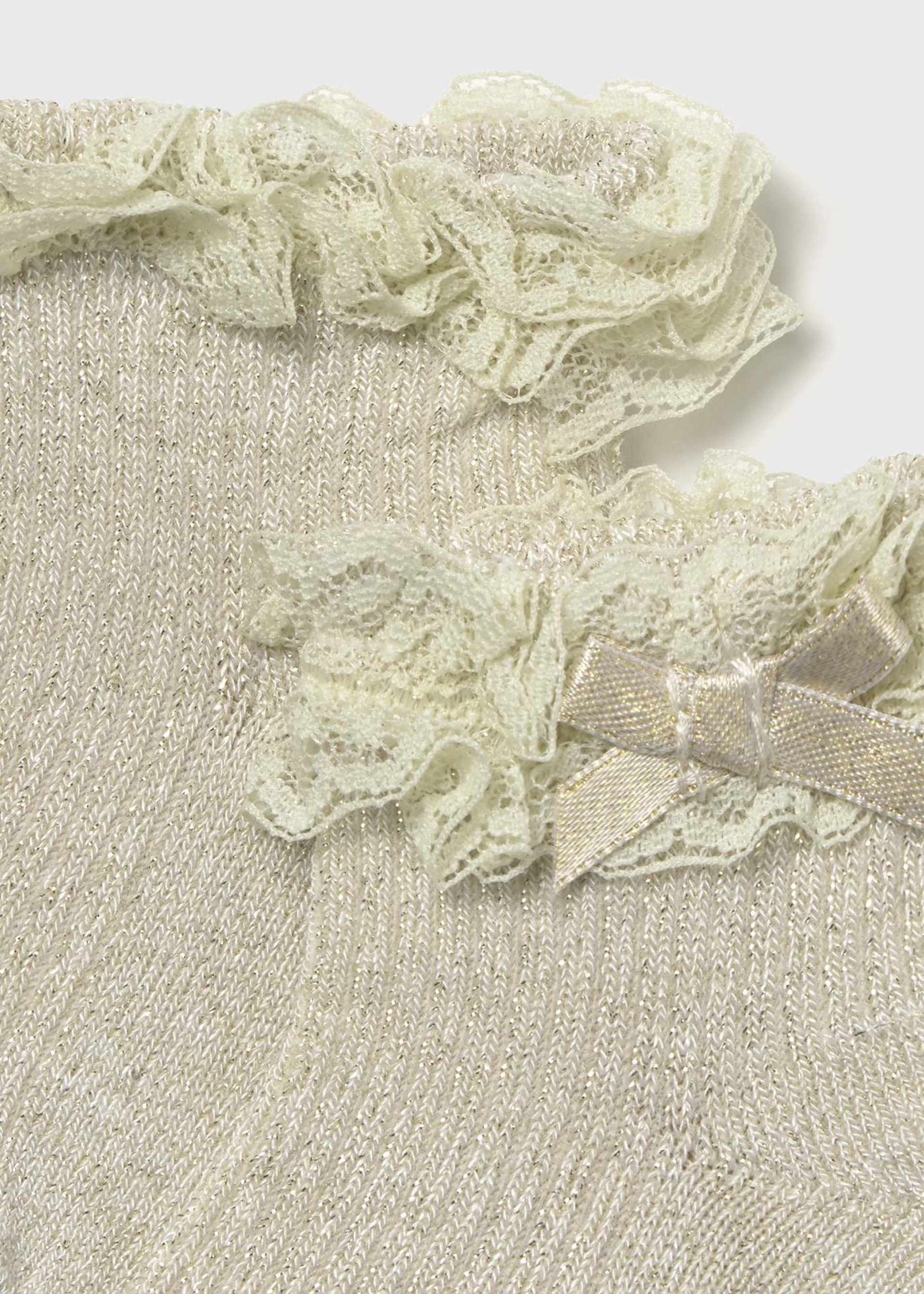 Meias elegantes recém nascida