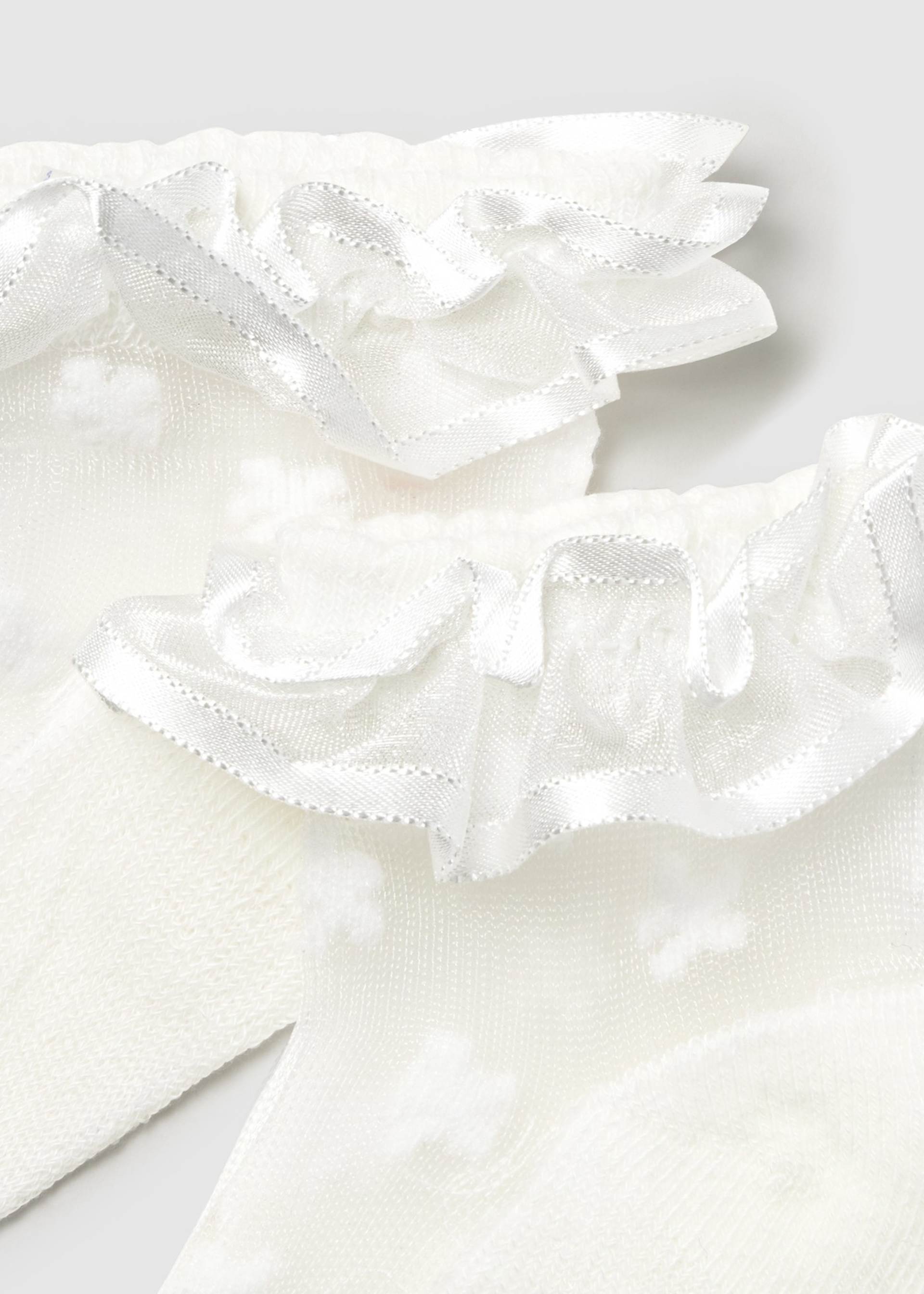 Newborn girl floral socks