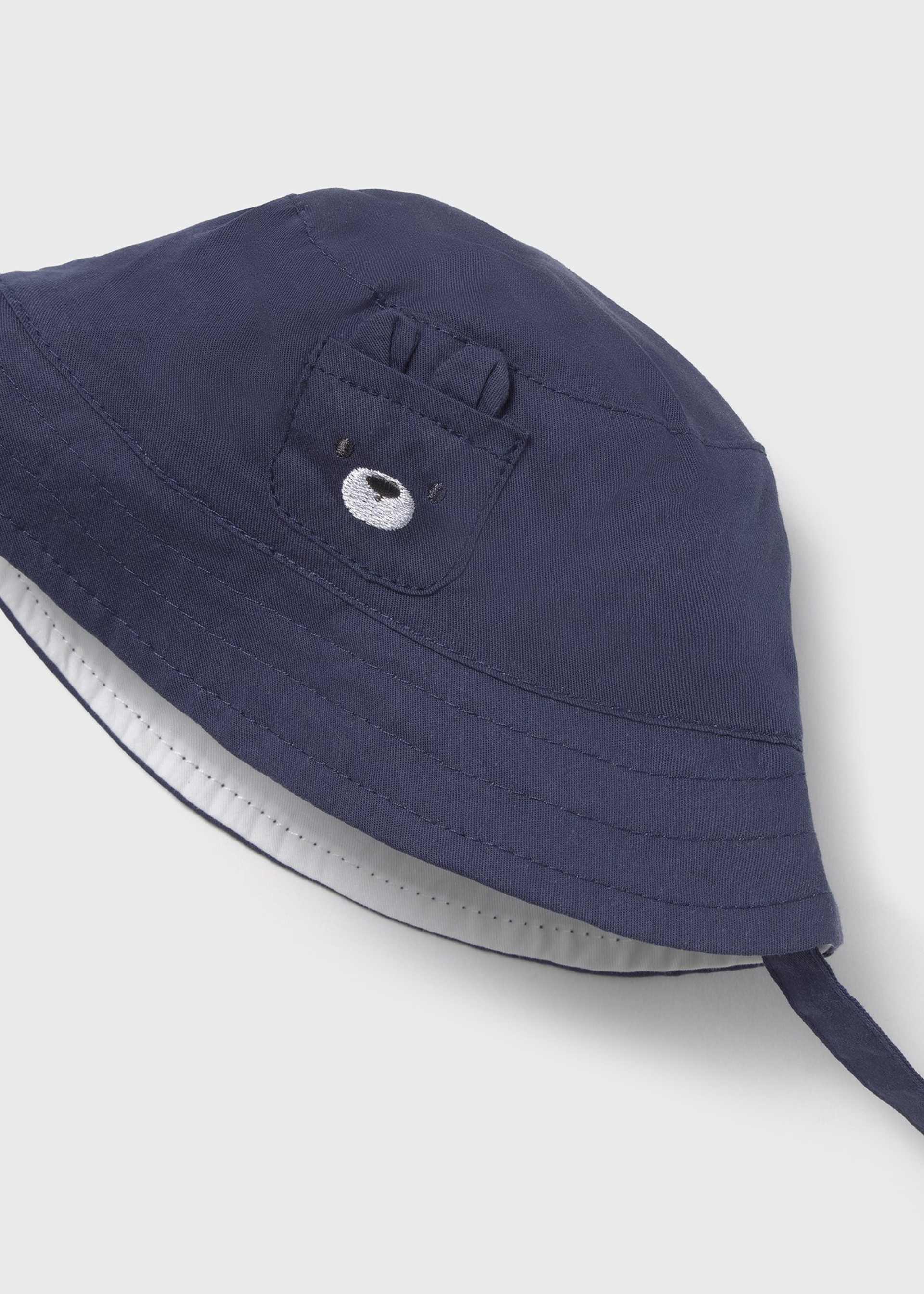 Cappello reversibile orsetto neonato