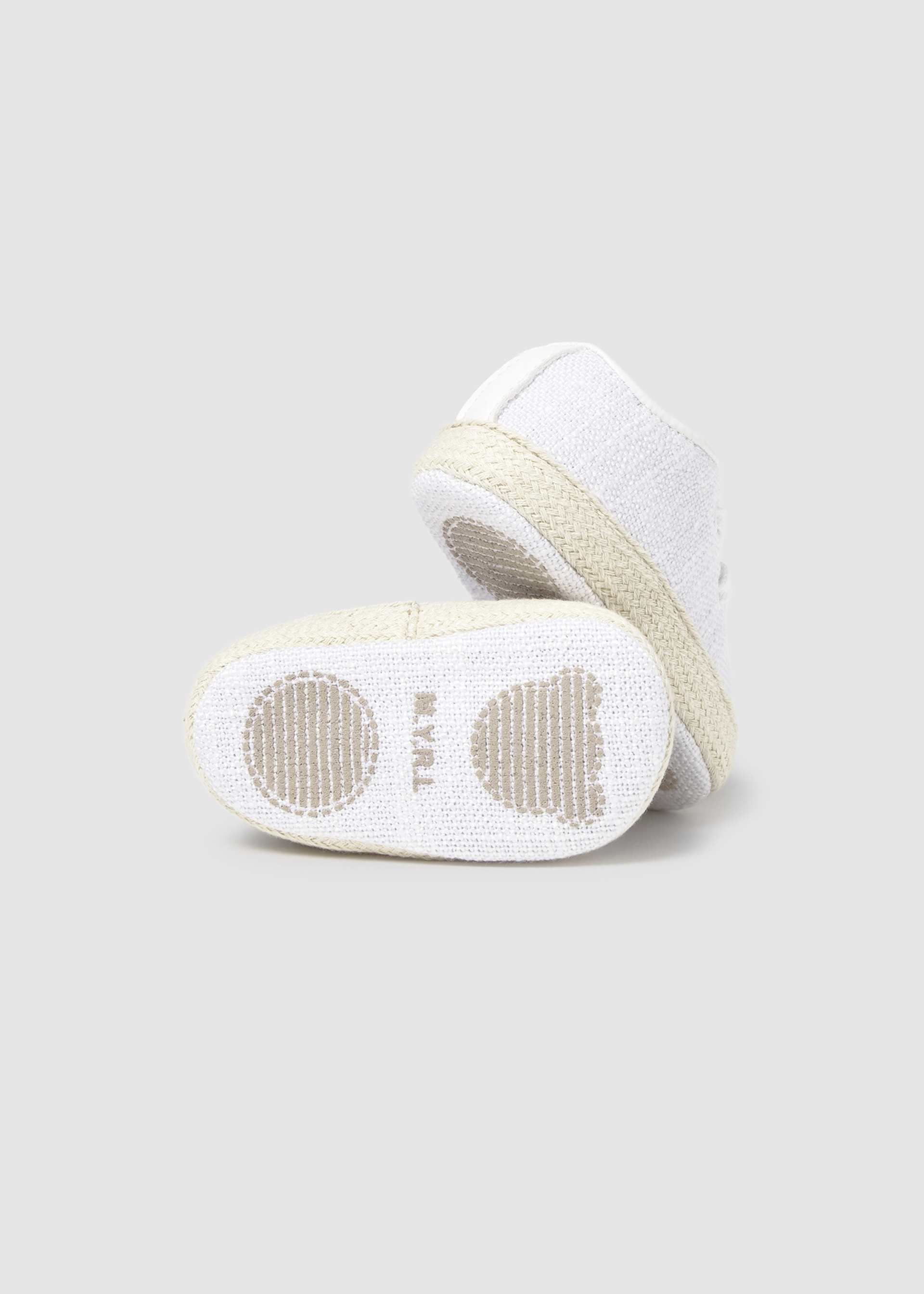 Newborn boy lace up shoes