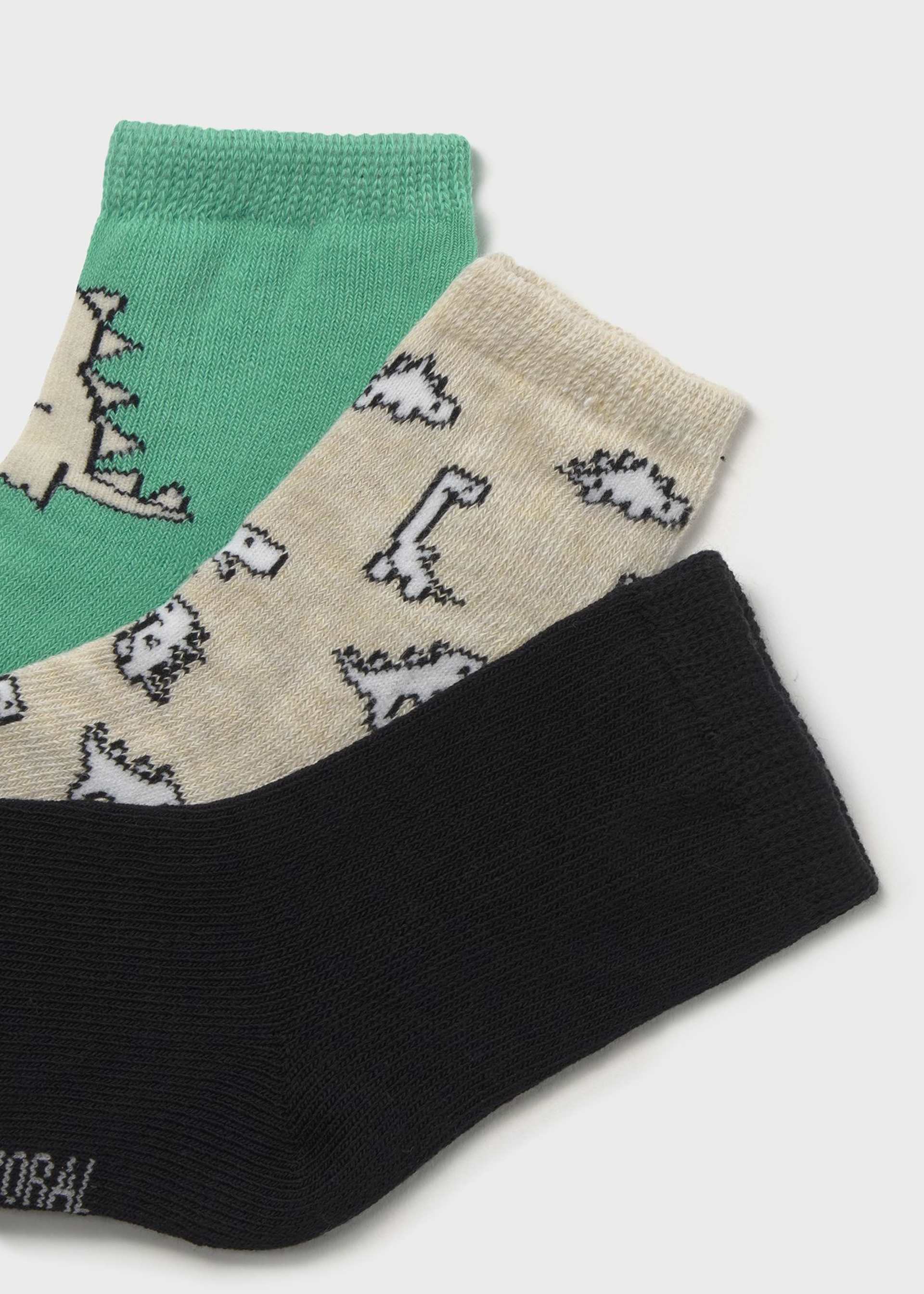 Baby set of 3 patterned socks