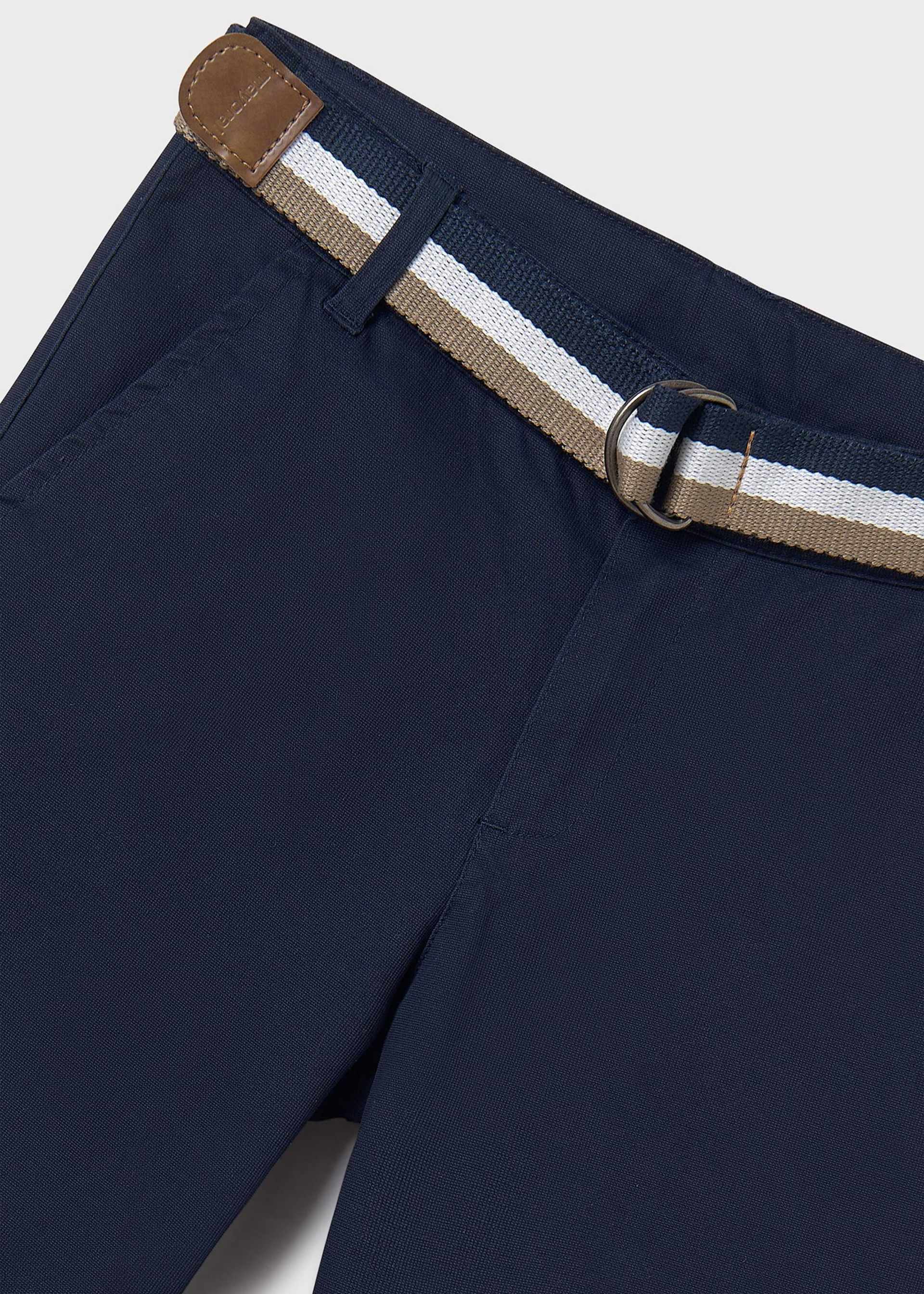 Bermuda piqué à ceinture garçon