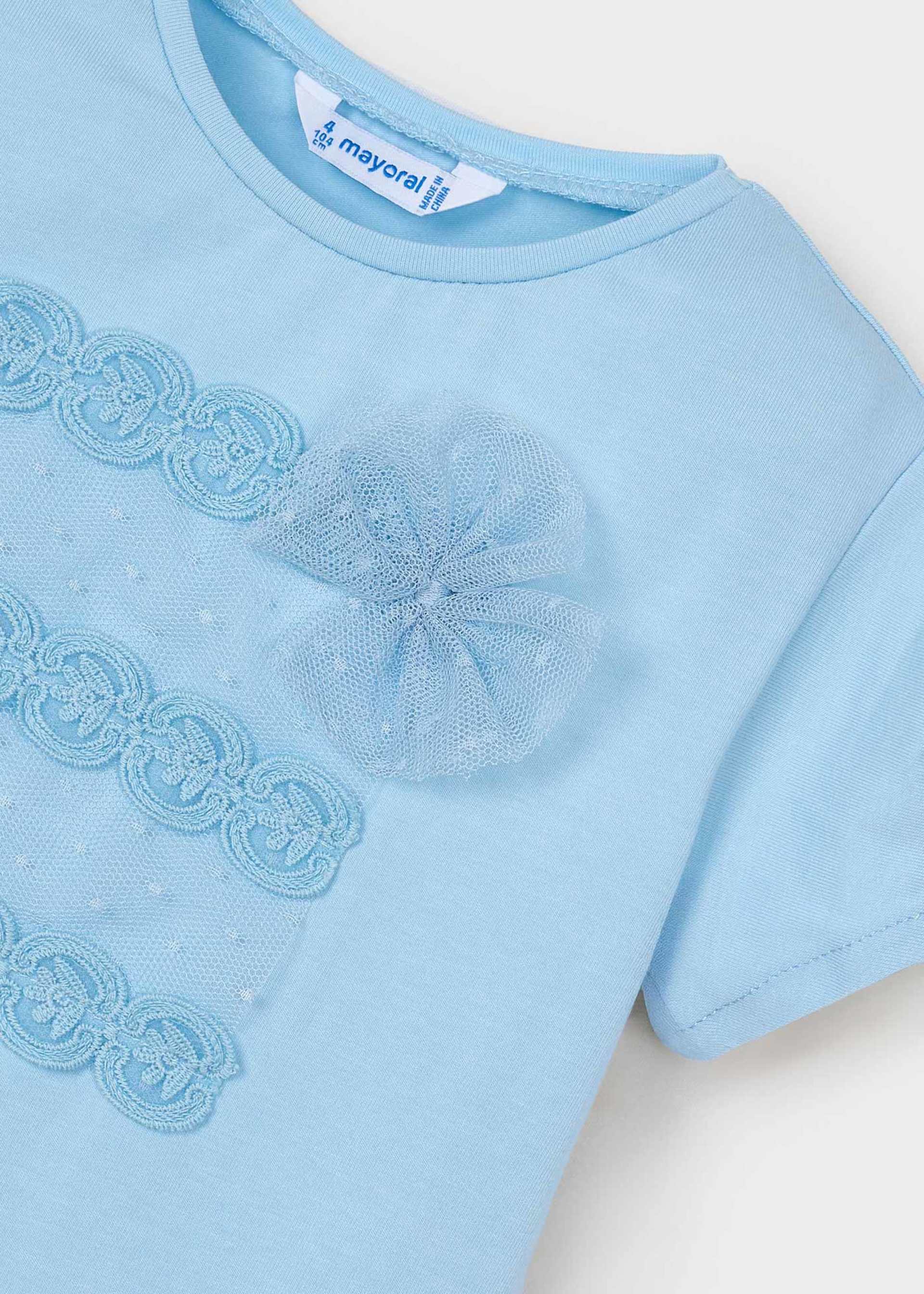 Girl Bow Plumetti T-Shirt Girl Bow Plumetti T-Shirt