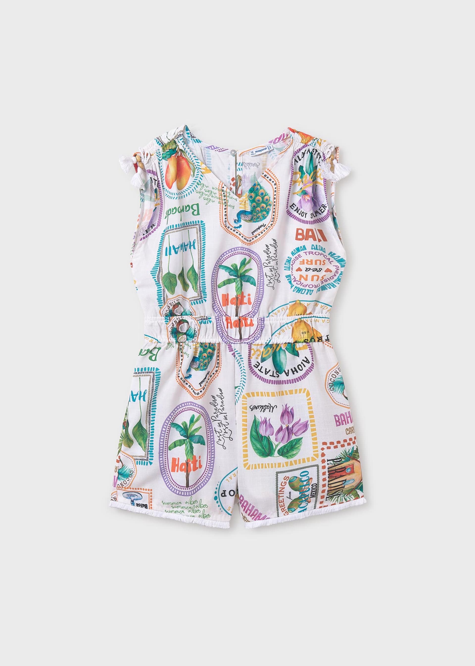 Girl print playsuit Girl print playsuit