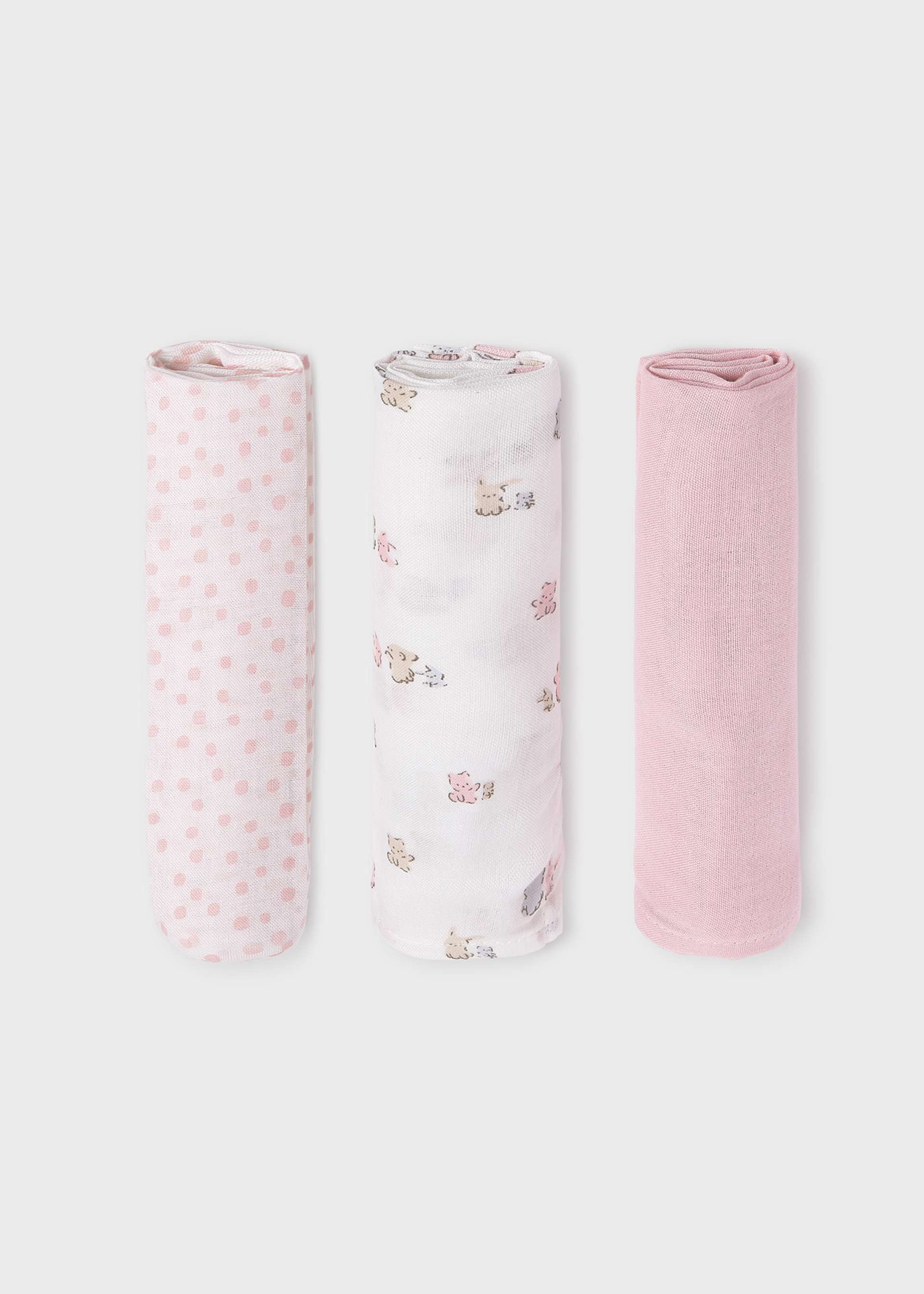 Baby 3-Pack Muslin Set