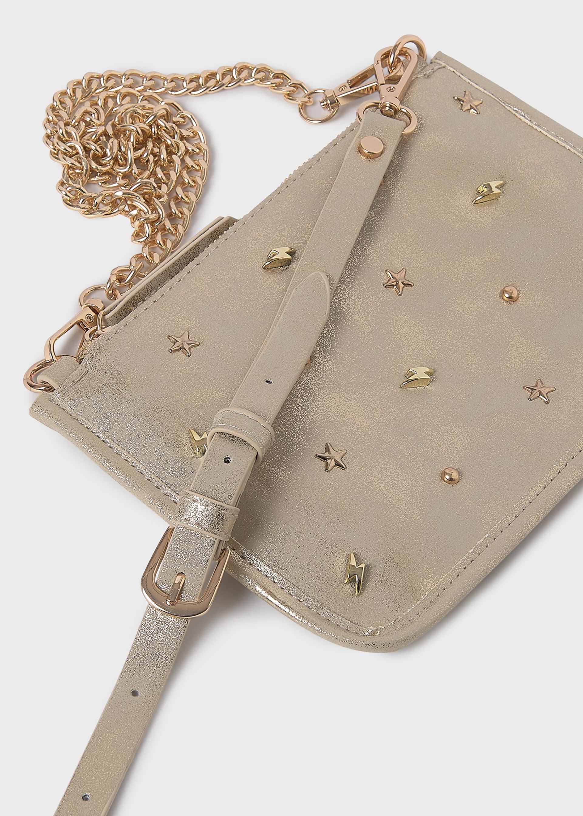 Sac métallique clouté fille Sac métallique clouté fille